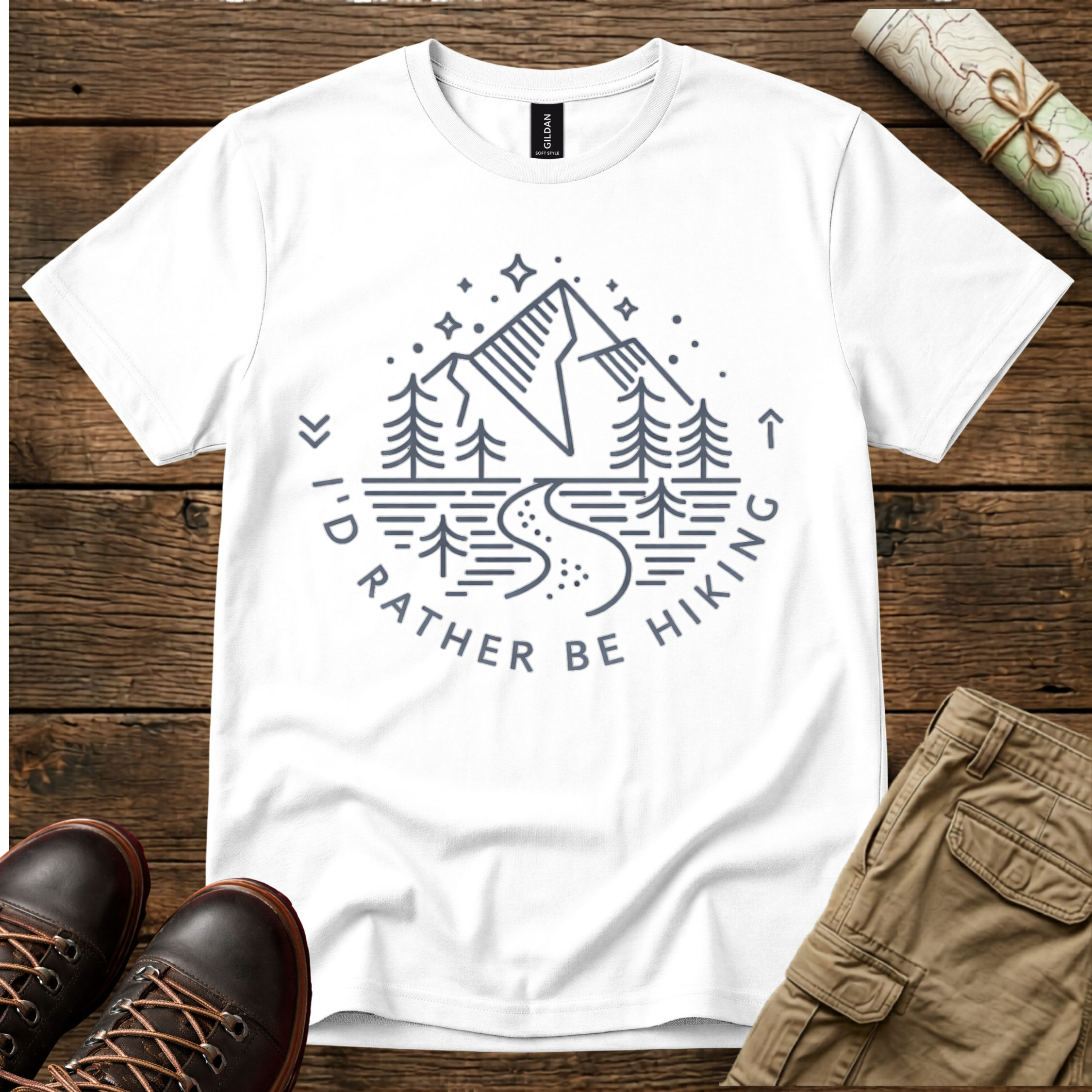 I'D Rather Be Hiking T-Shirt