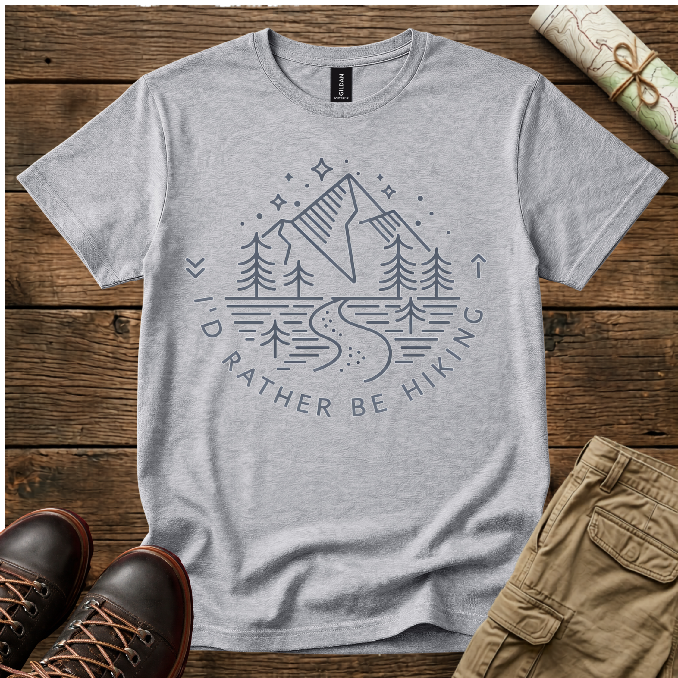 I'D Rather Be Hiking T-Shirt