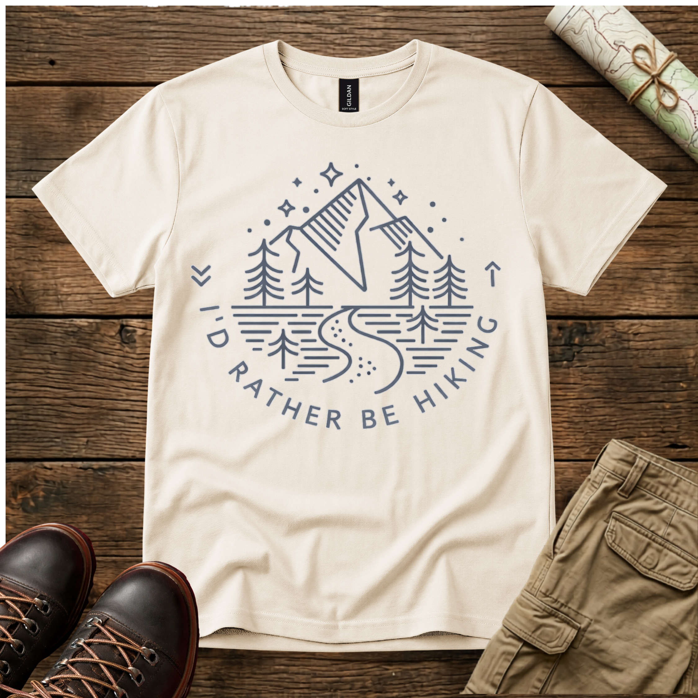 I'D Rather Be Hiking T-Shirt