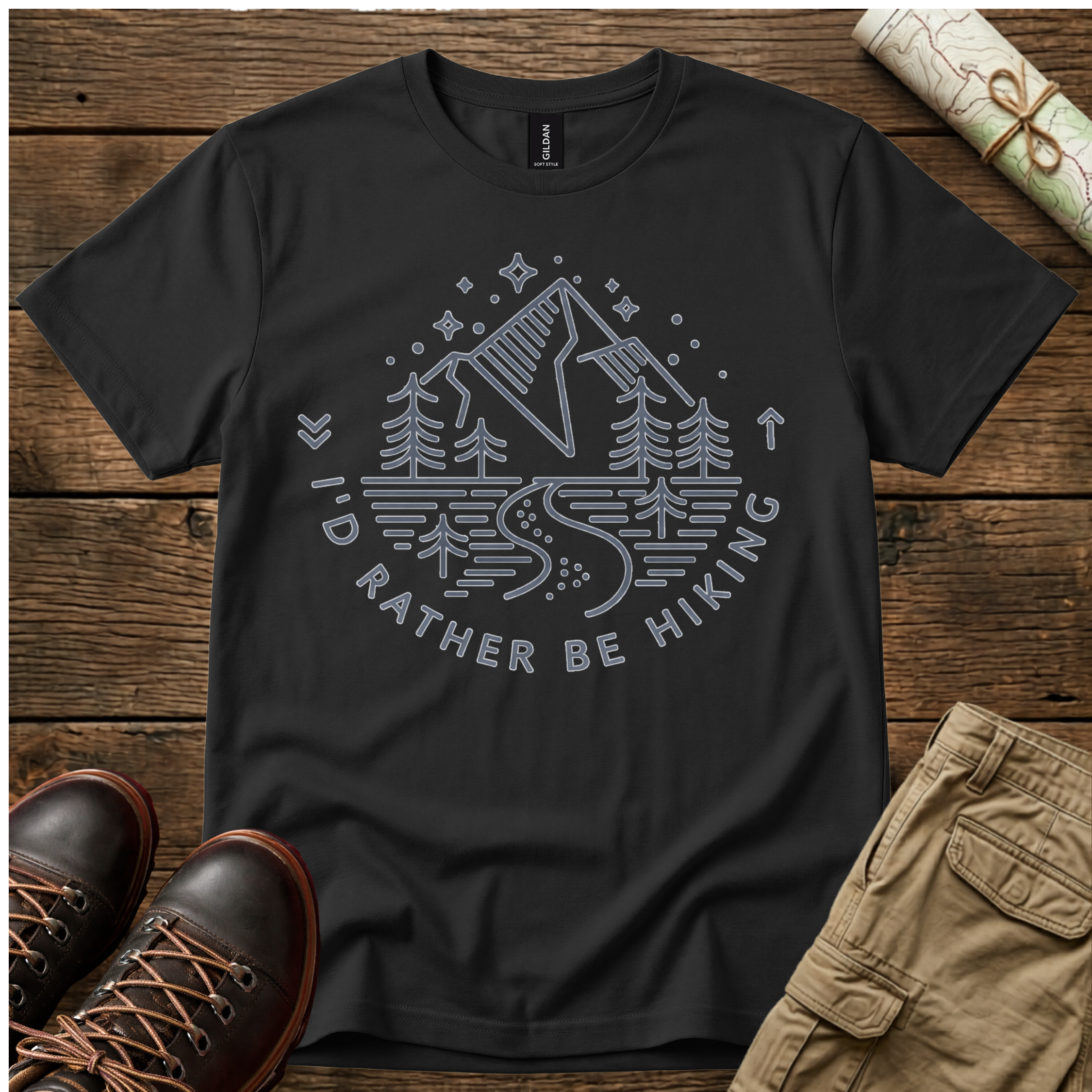 I'D Rather Be Hiking T-Shirt