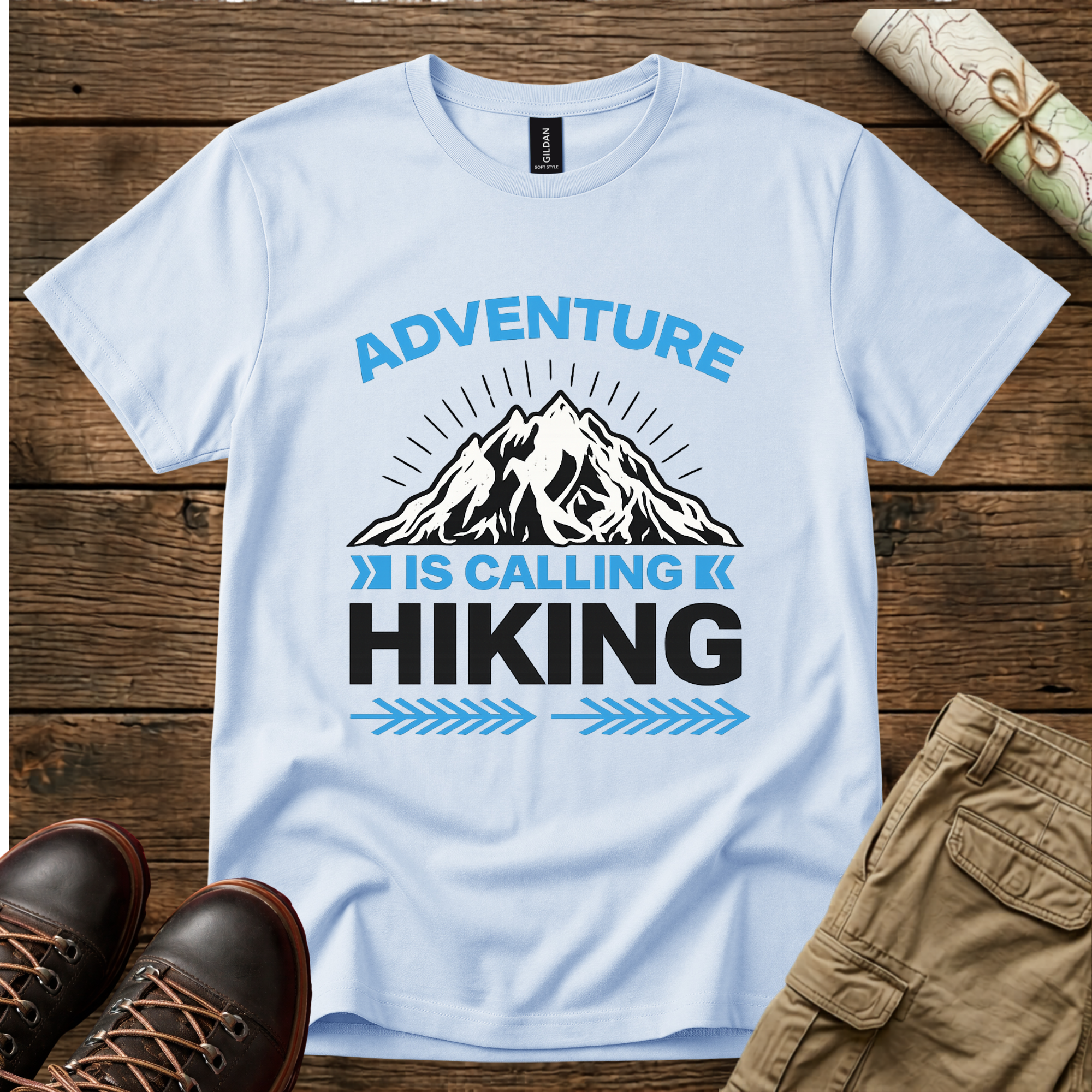 Adventure is Calling Hiking T-Shirt