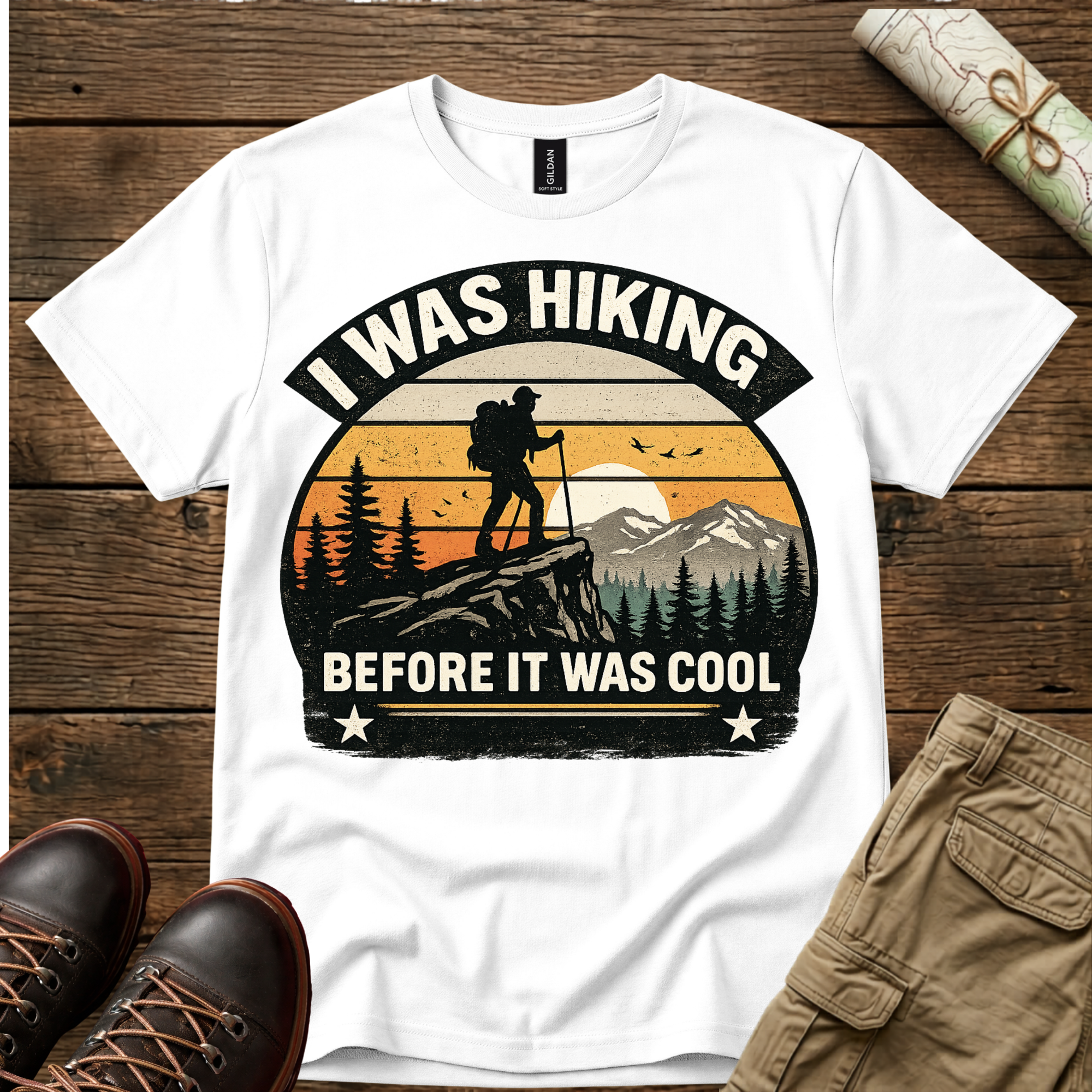 I Was Hiking Before It Was Cool T-Shirt