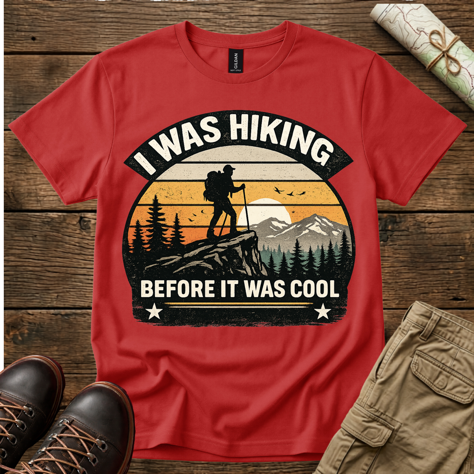 I Was Hiking Before It Was Cool T-Shirt