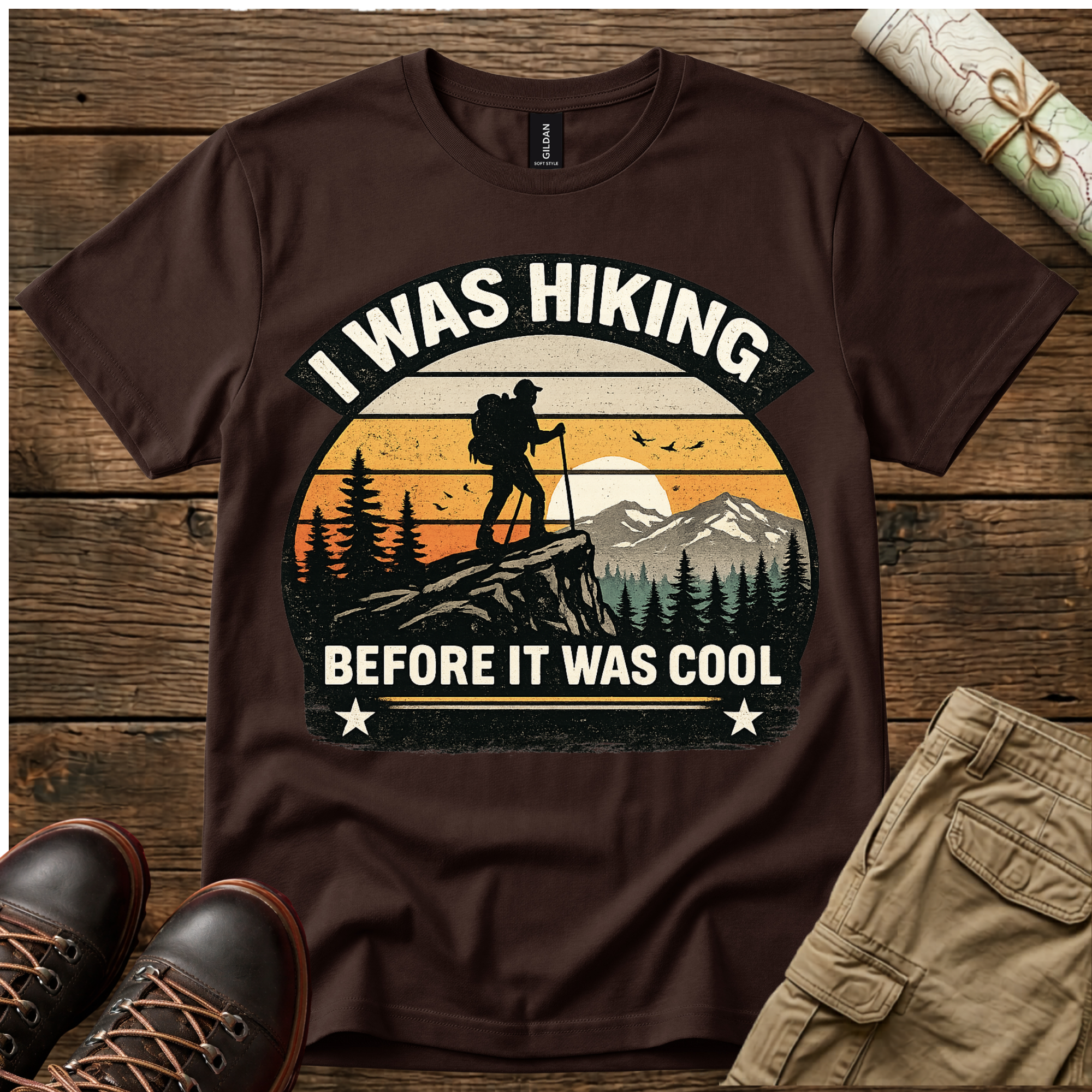 I Was Hiking Before It Was Cool T-Shirt