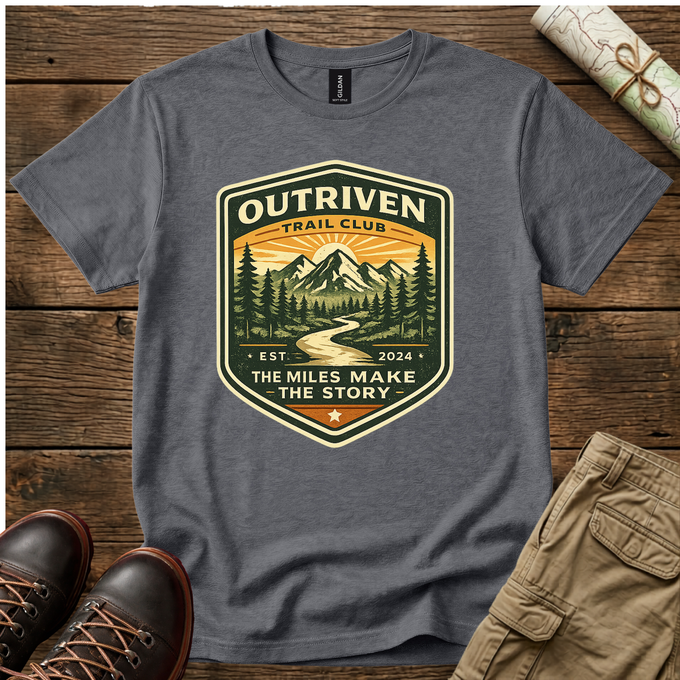Outriven Explorer Badge T-Shirt