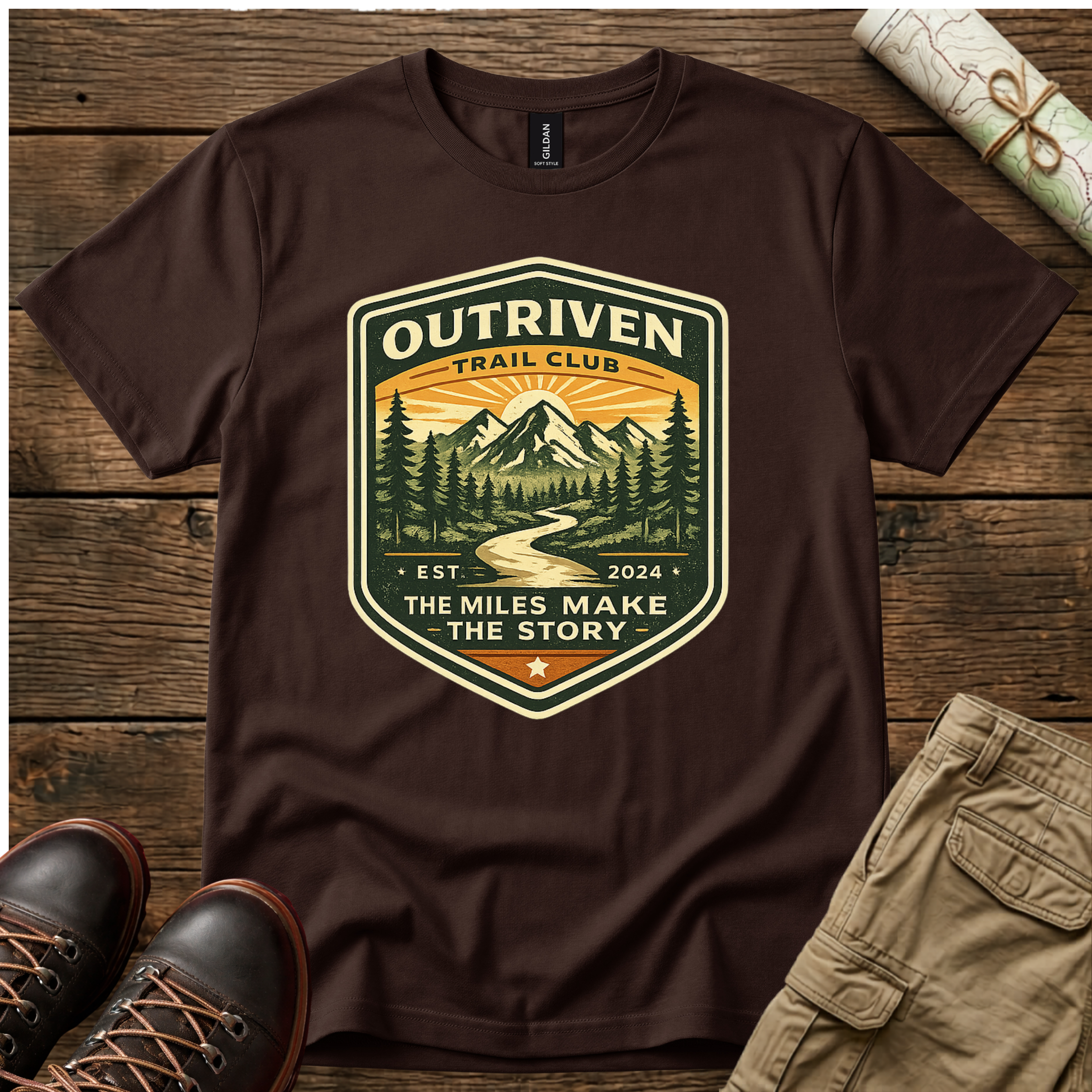 Outriven Explorer Badge T-Shirt