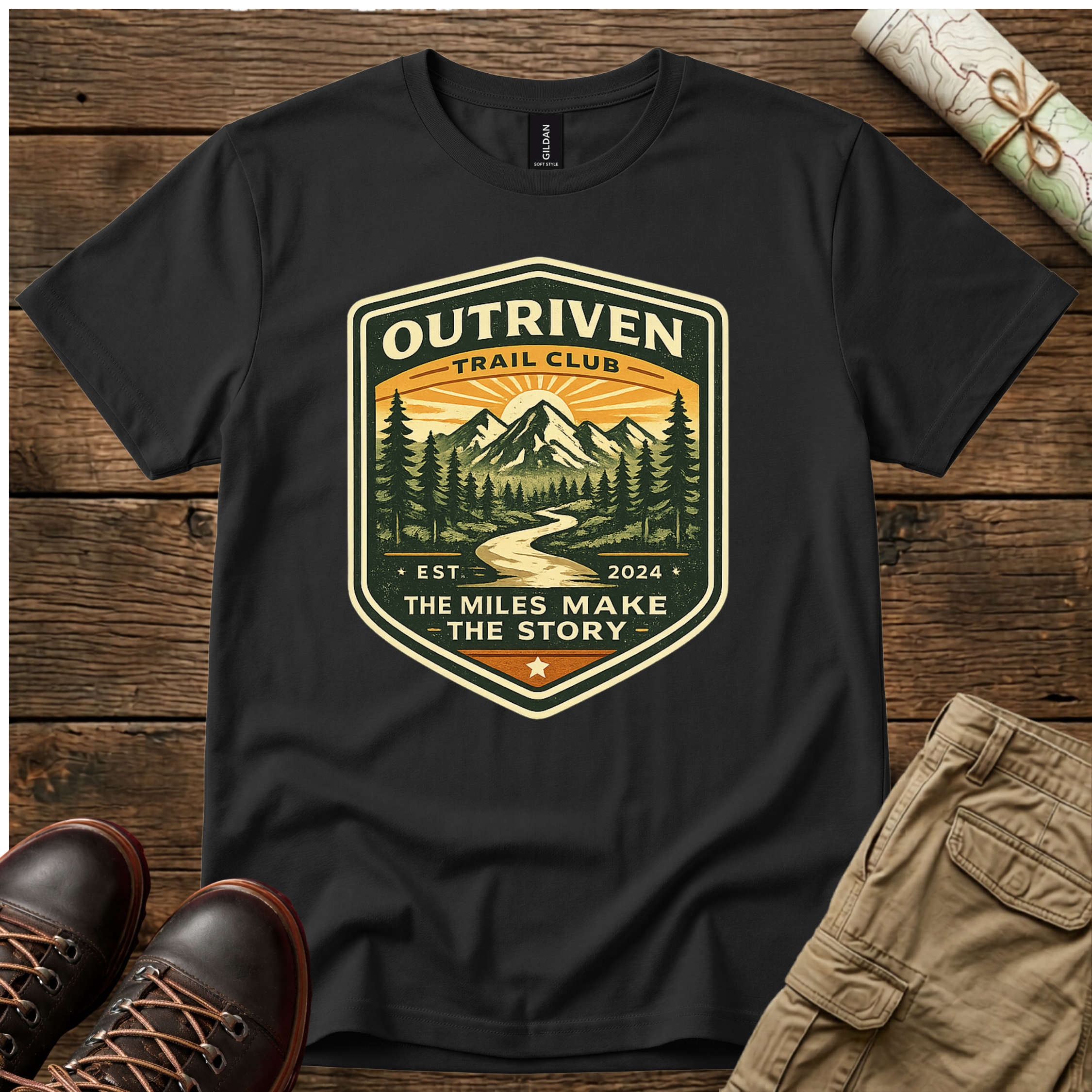 Outriven Explorer Badge T-Shirt