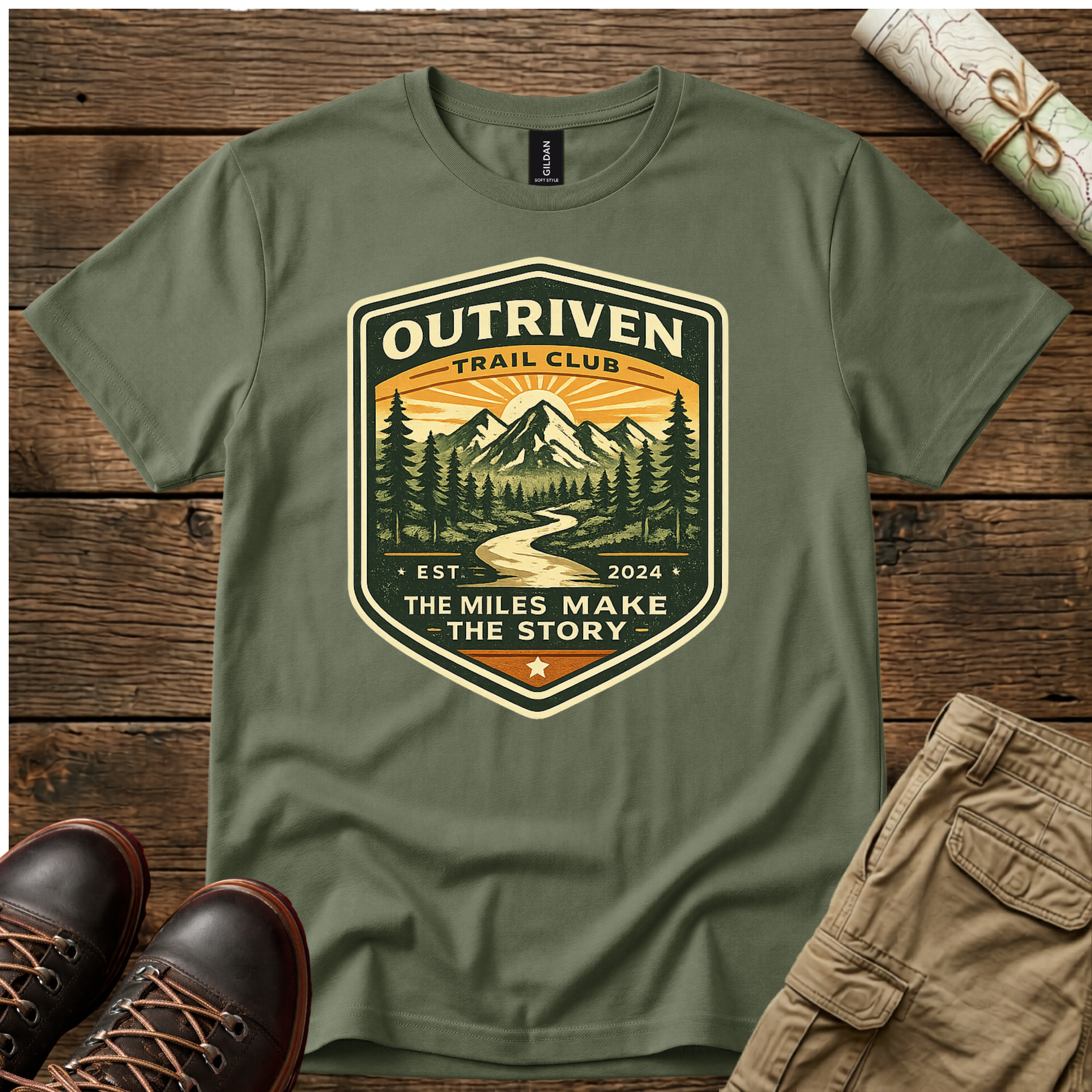 Outriven Explorer Badge T-Shirt