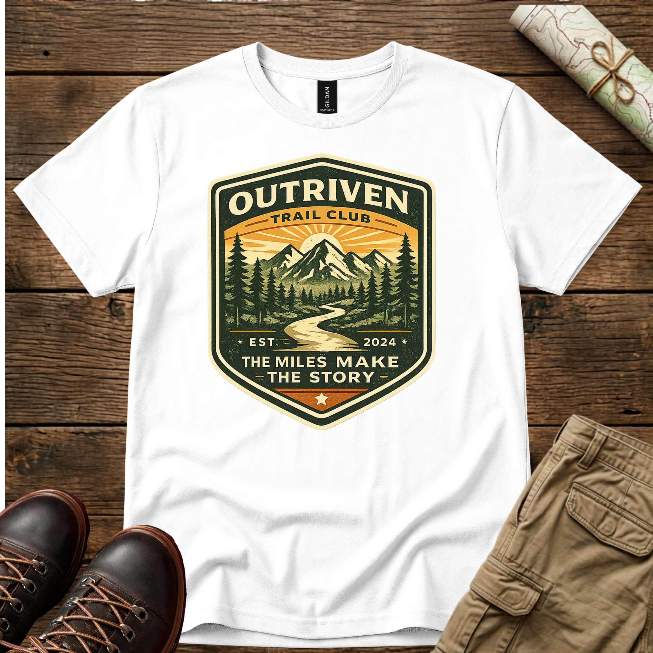 Outriven Explorer Badge T-Shirt