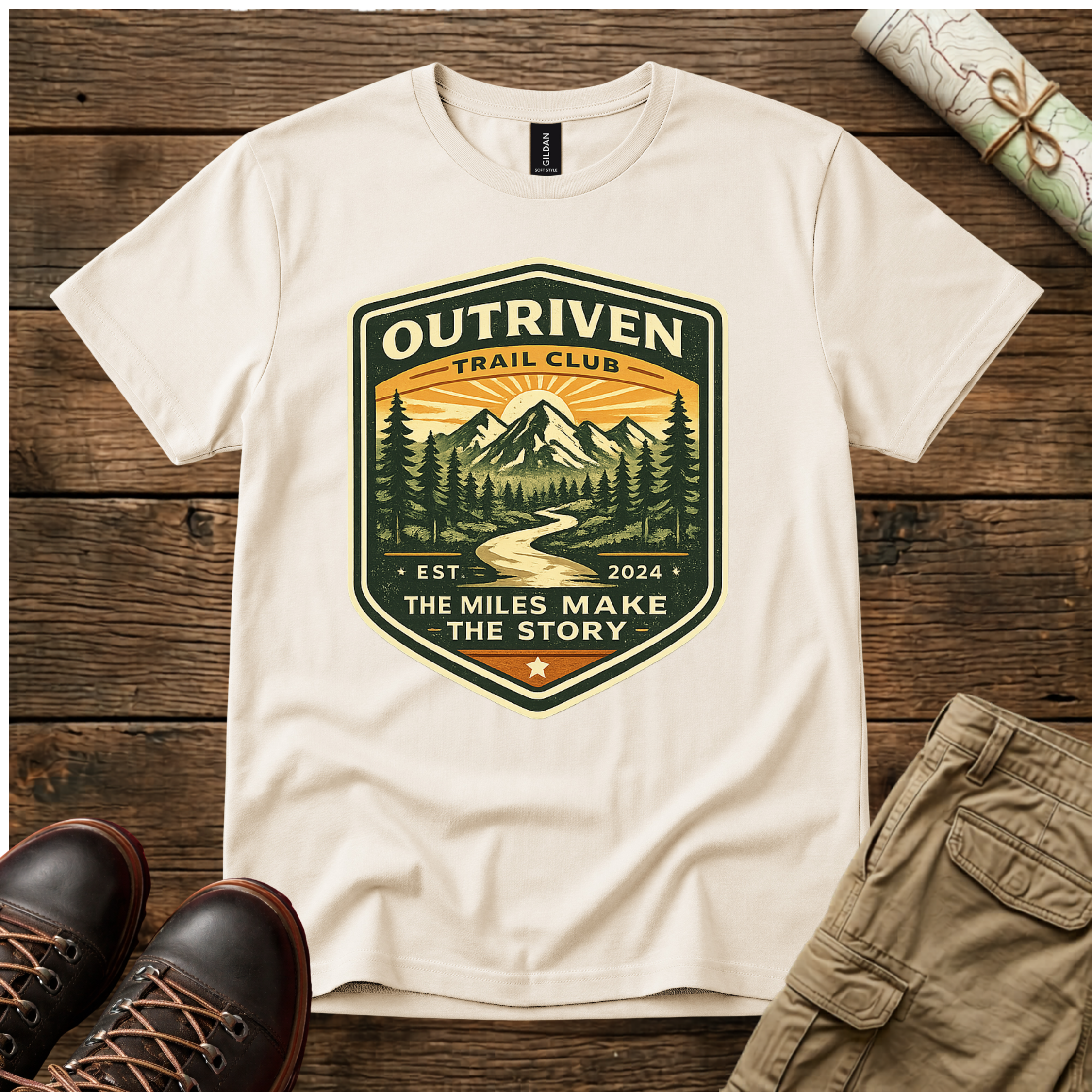Outriven Explorer Badge T-Shirt