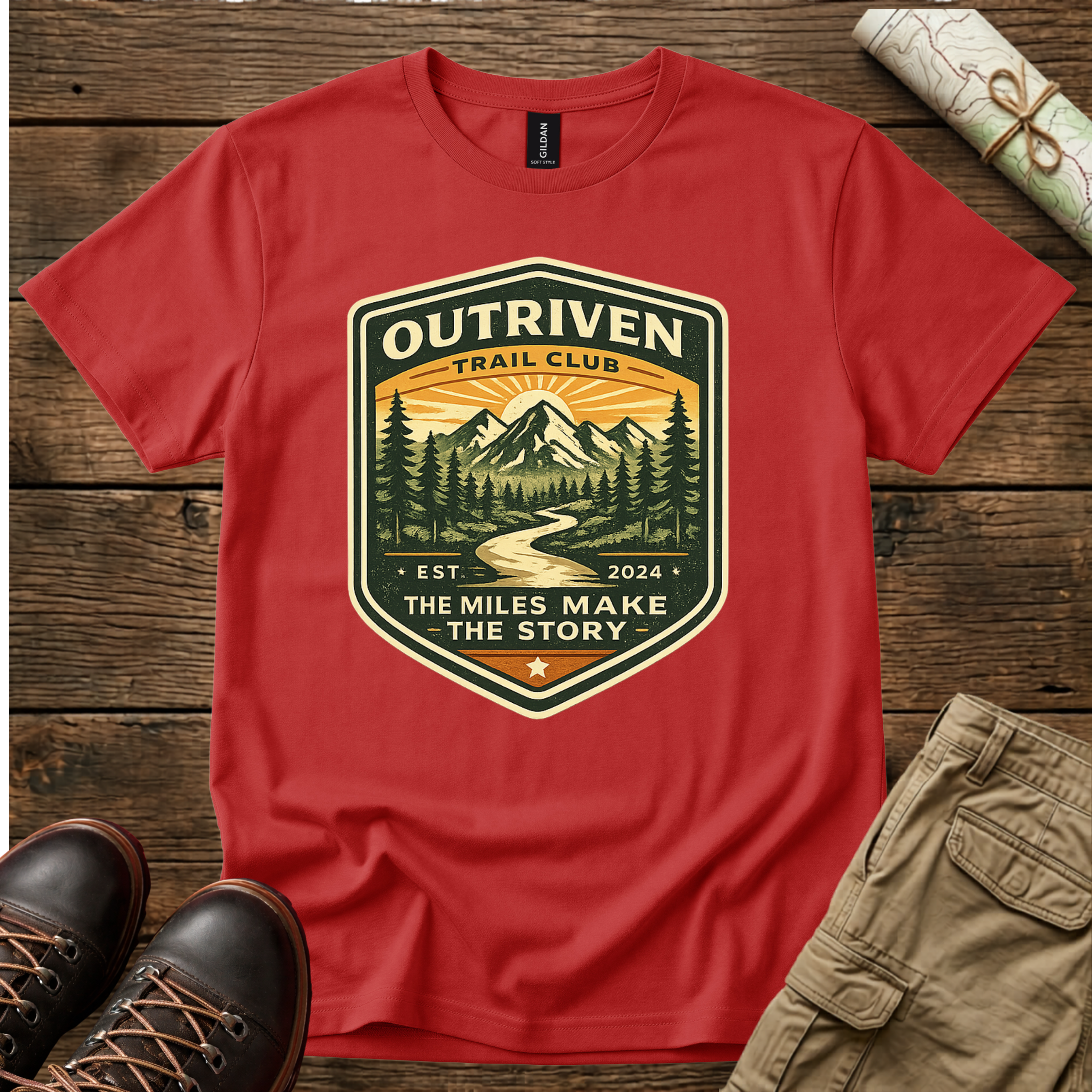 Outriven Explorer Badge T-Shirt