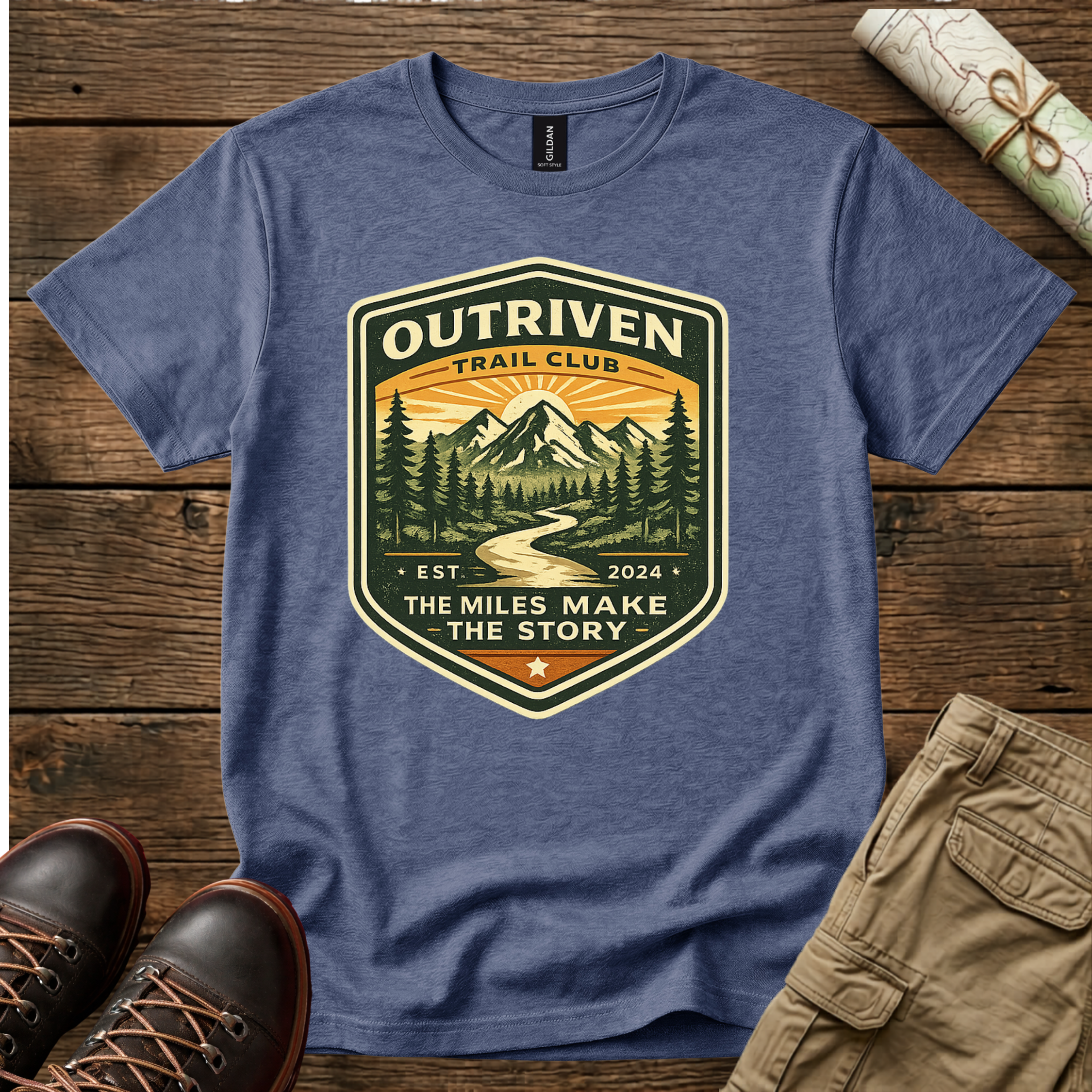 Outriven Explorer Badge T-Shirt