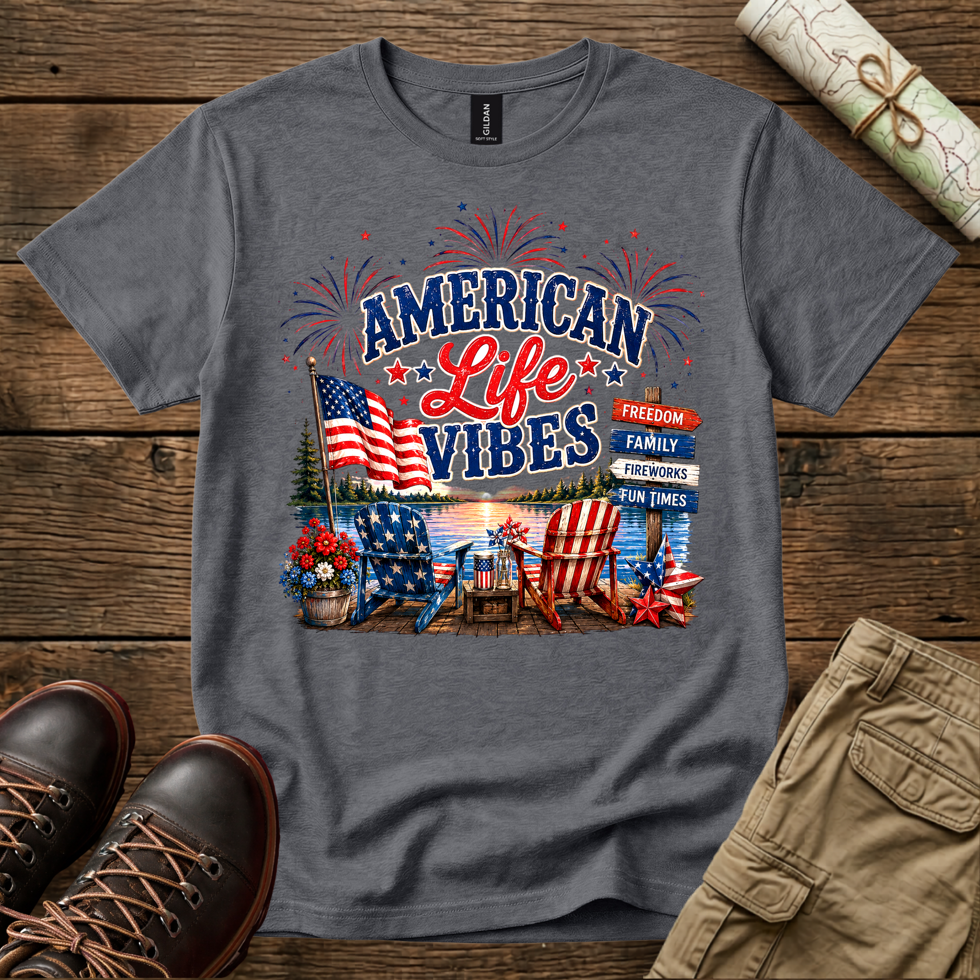 American Life Vibes T-Shirt