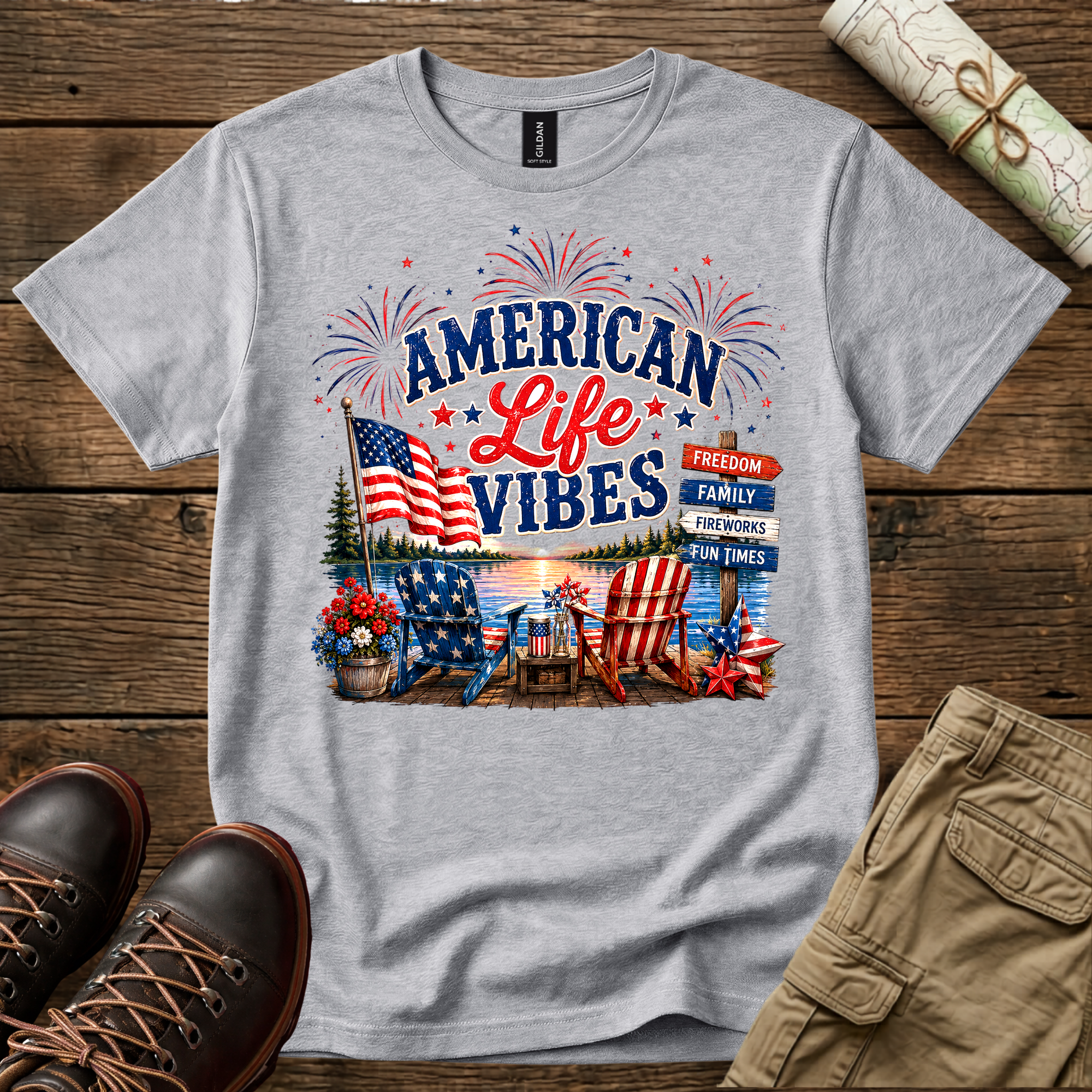 American Life Vibes T-Shirt