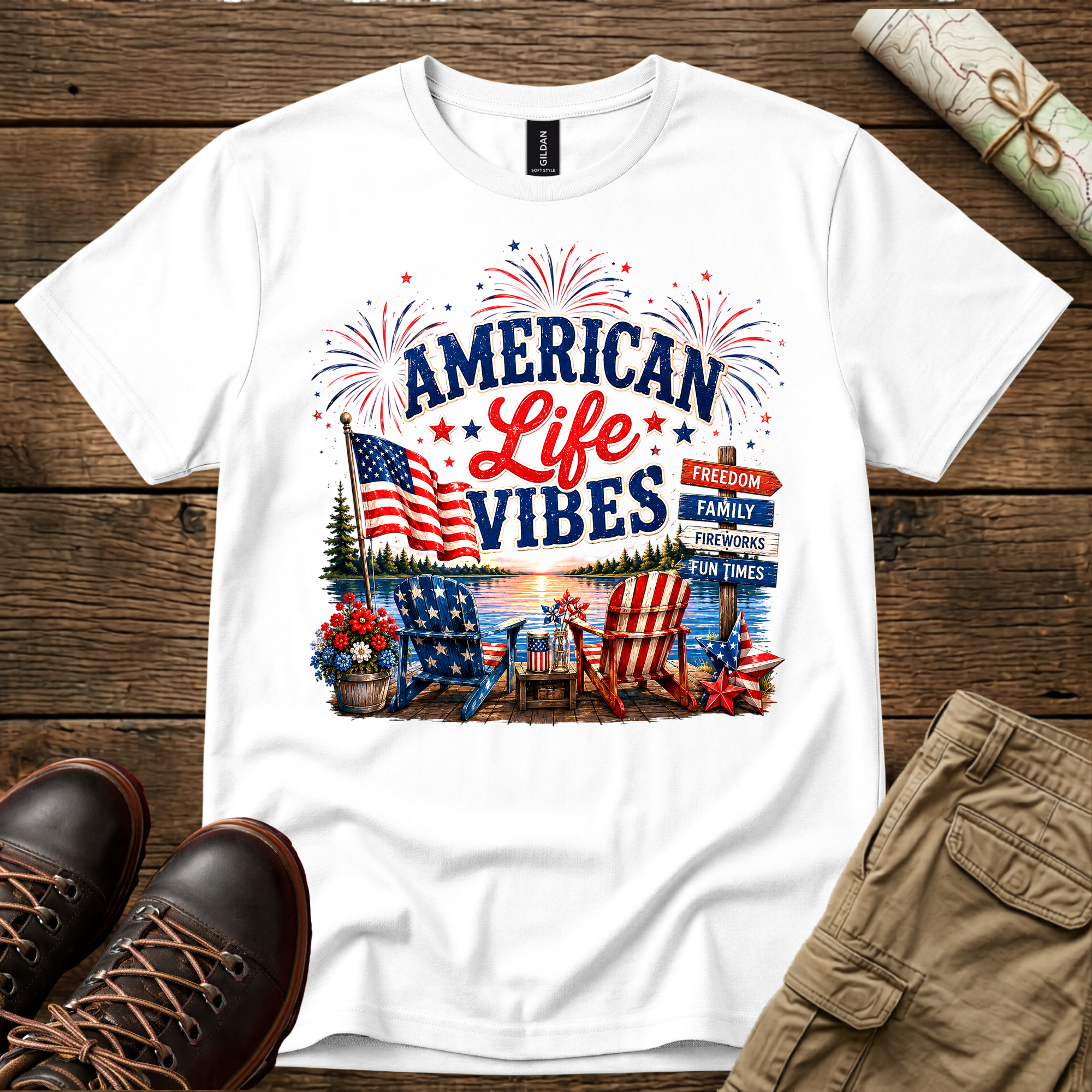 American Life Vibes T-Shirt