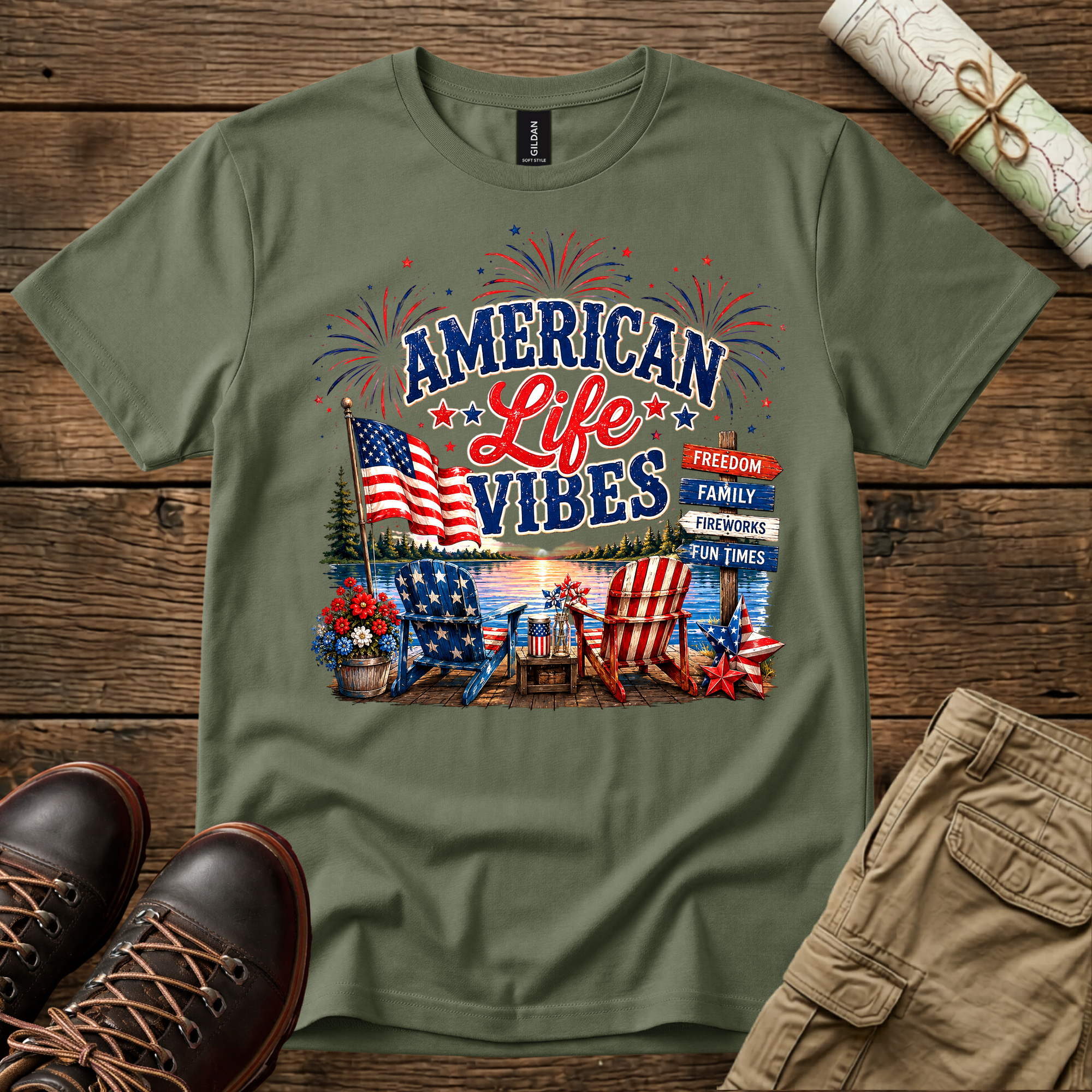 American Life Vibes T-Shirt