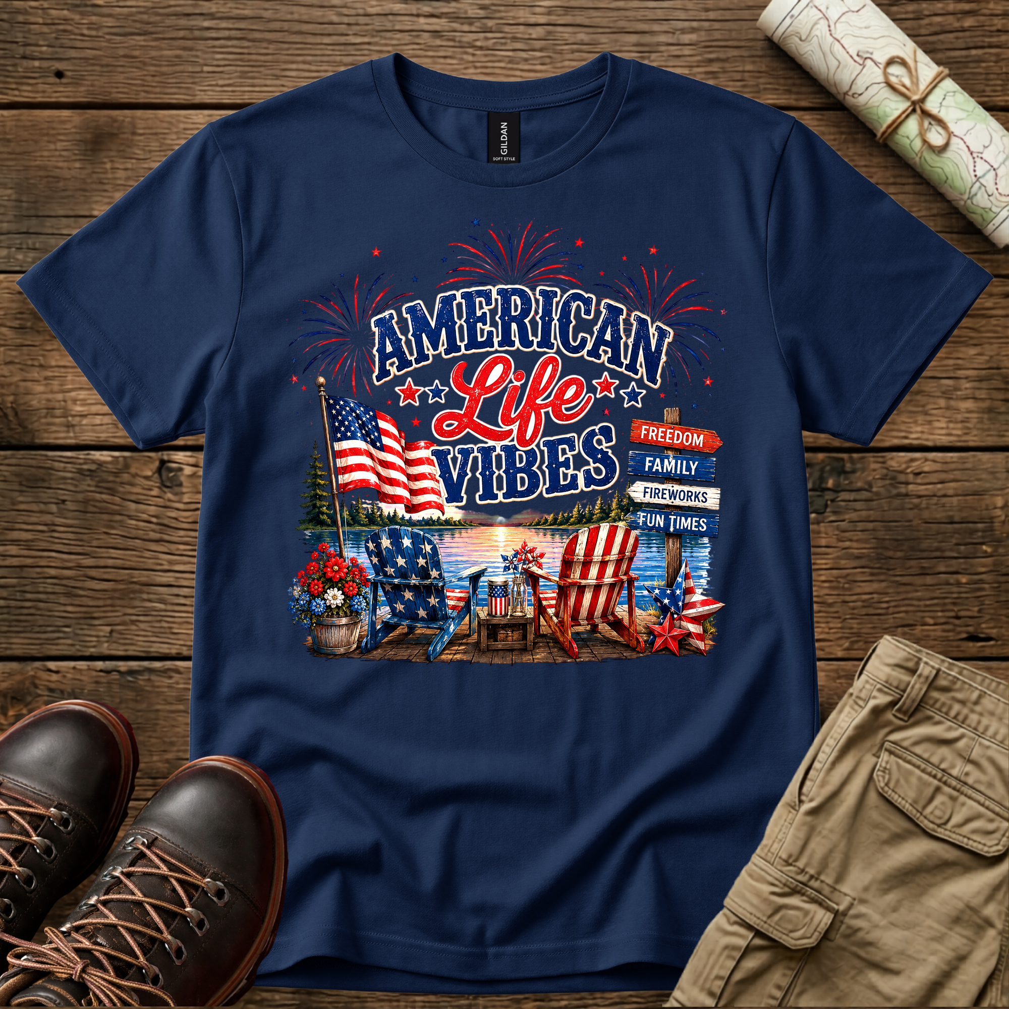 American Life Vibes T-Shirt