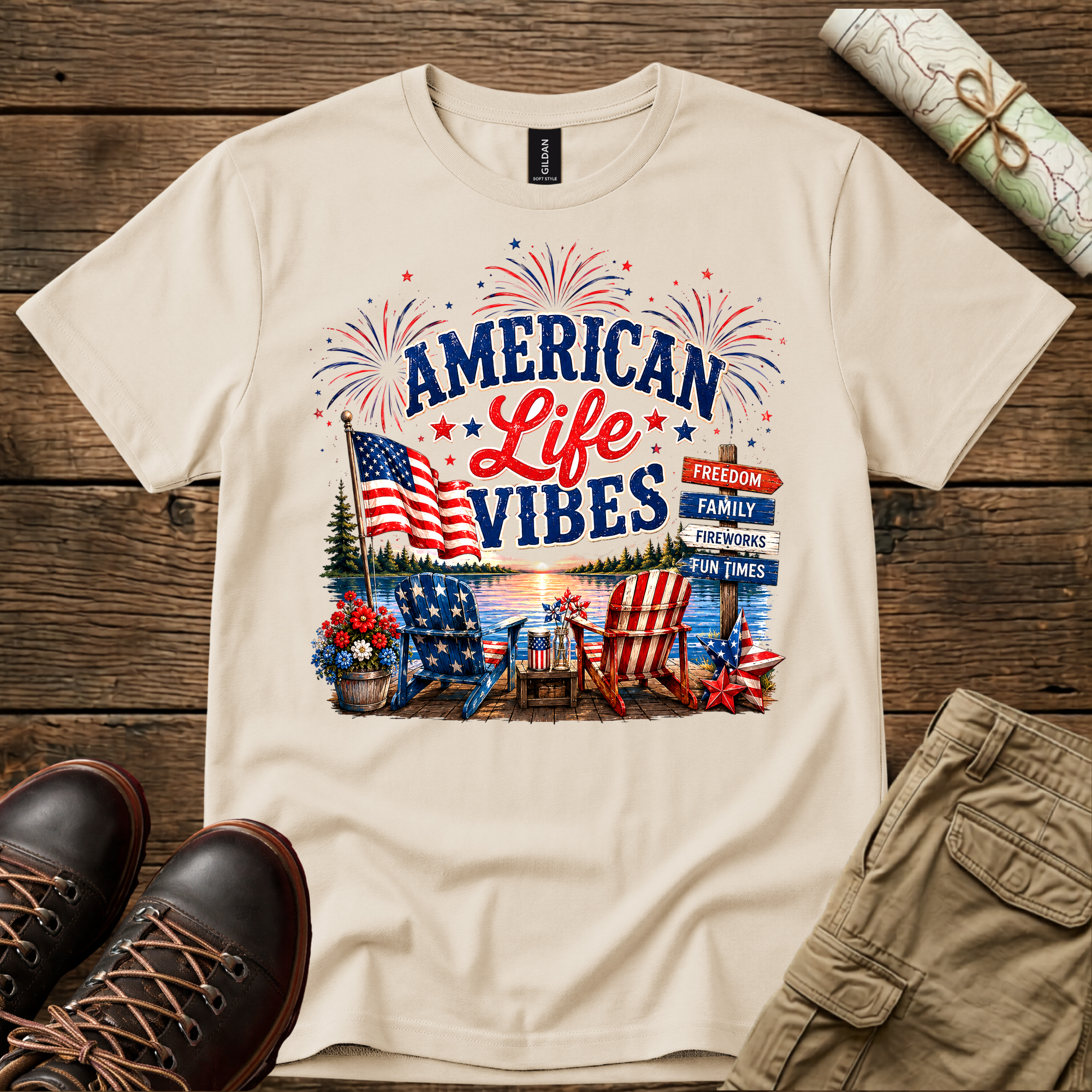 American Life Vibes T-Shirt
