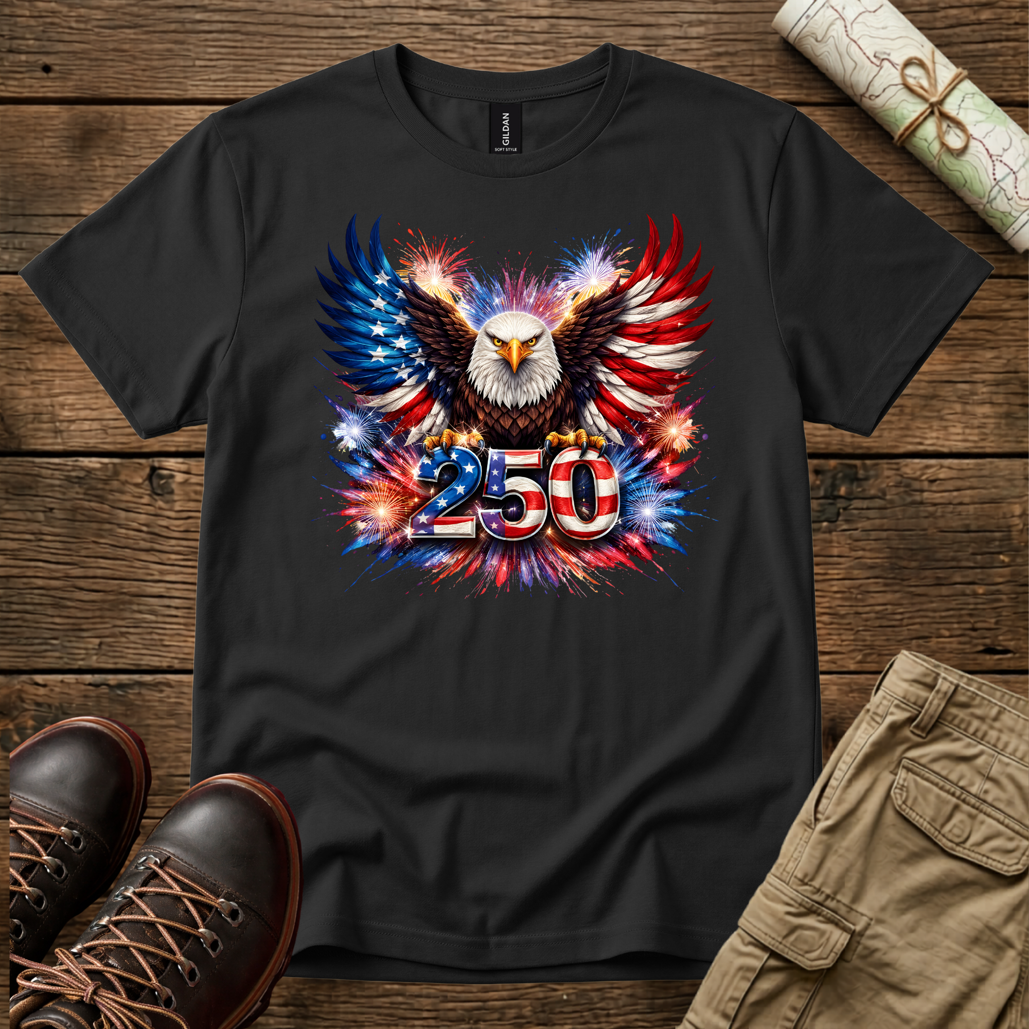 Patriotic Eagle T-Shirt