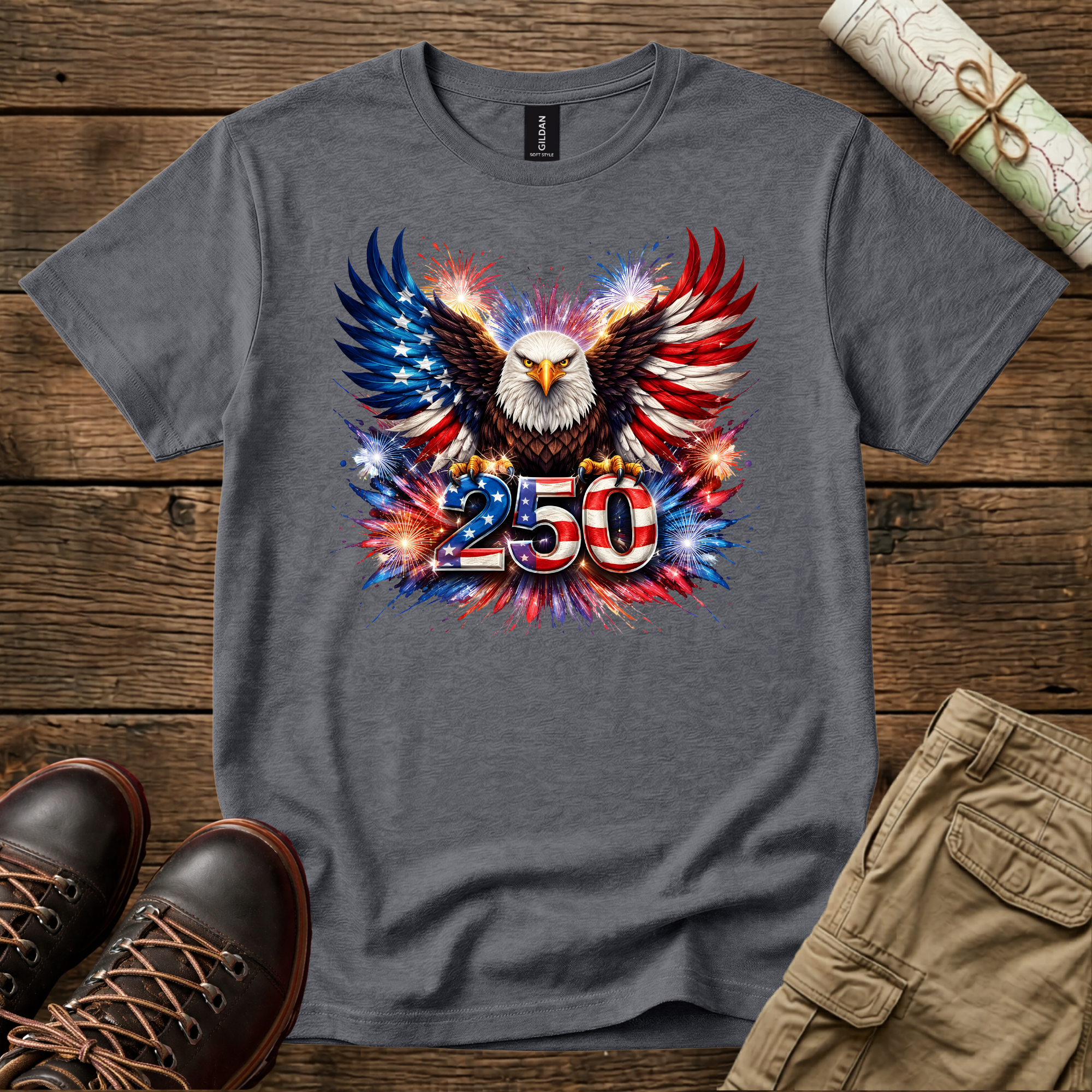 Patriotic Eagle T-Shirt