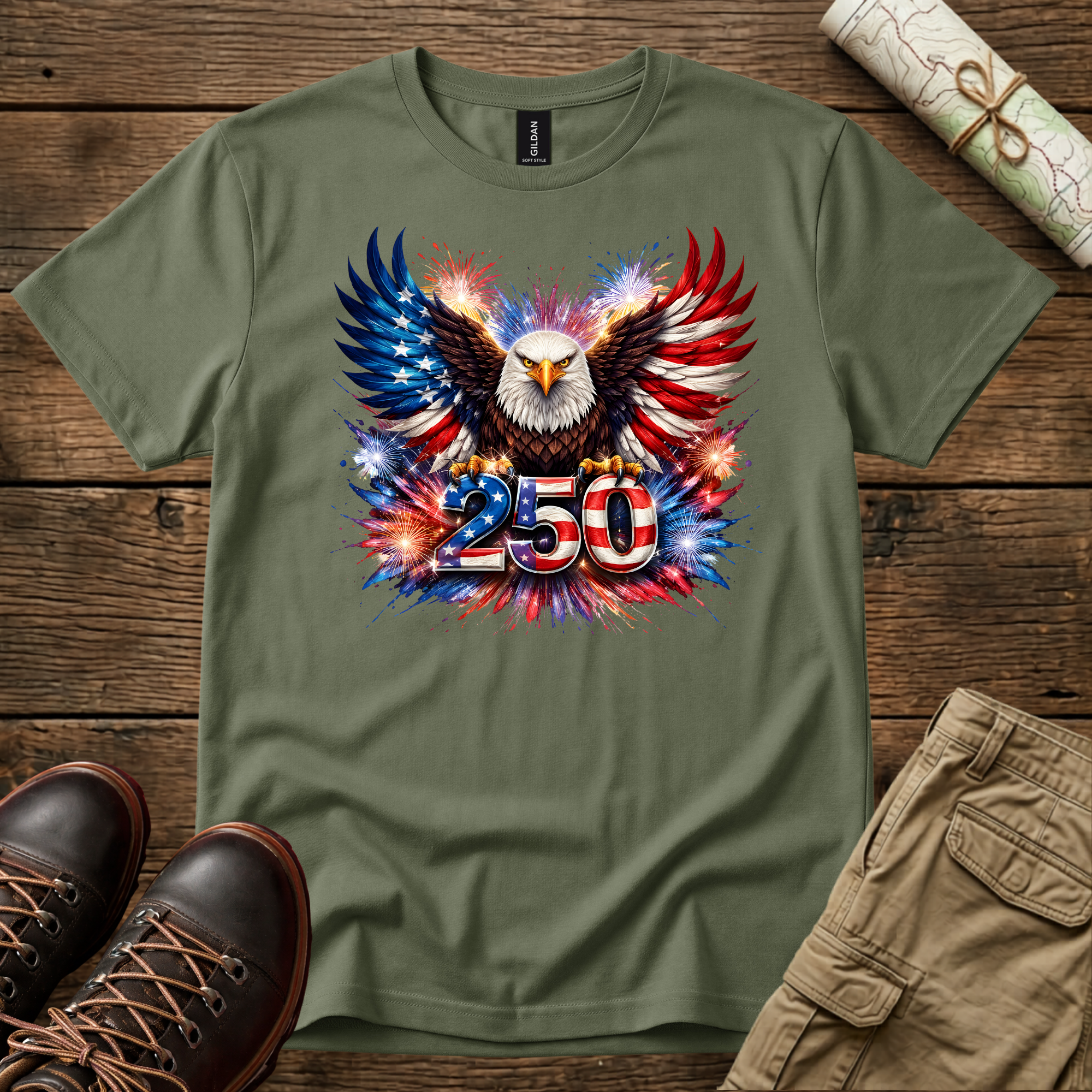 Patriotic Eagle T-Shirt