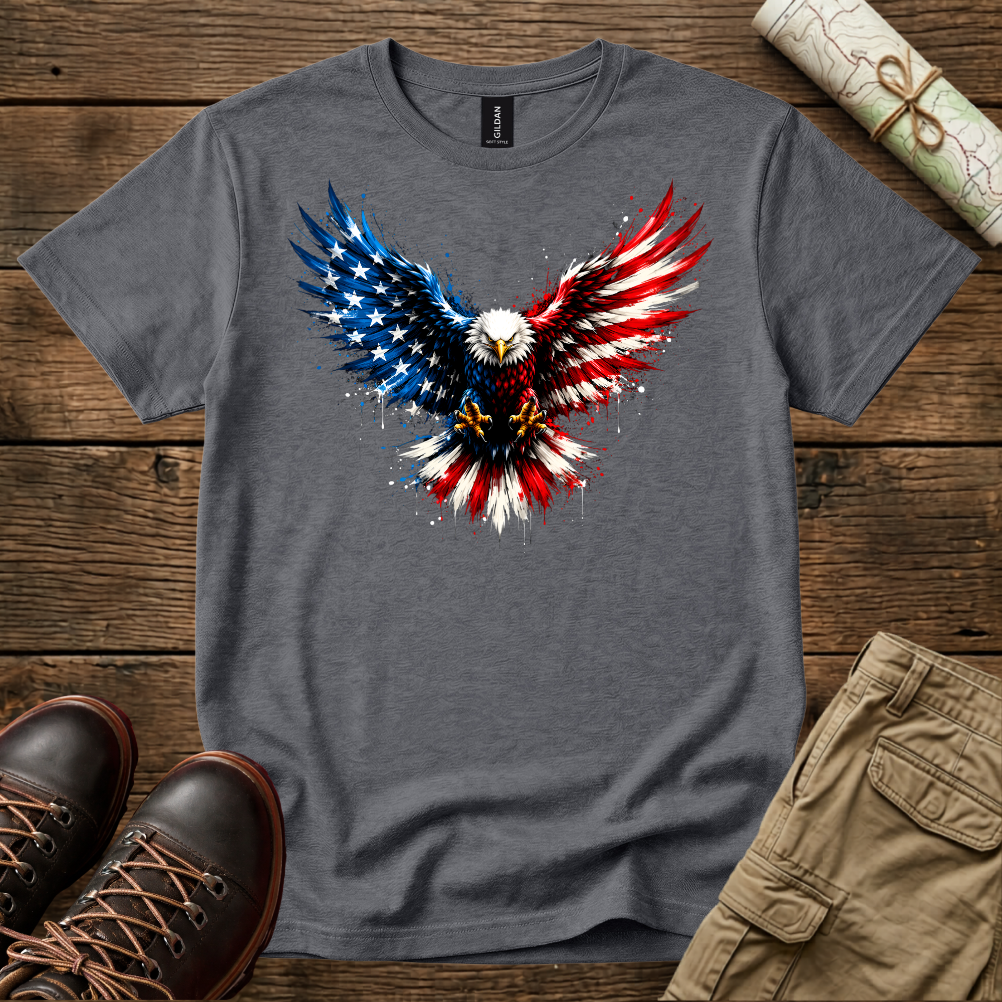 Patriotic Eagle T-Shirt