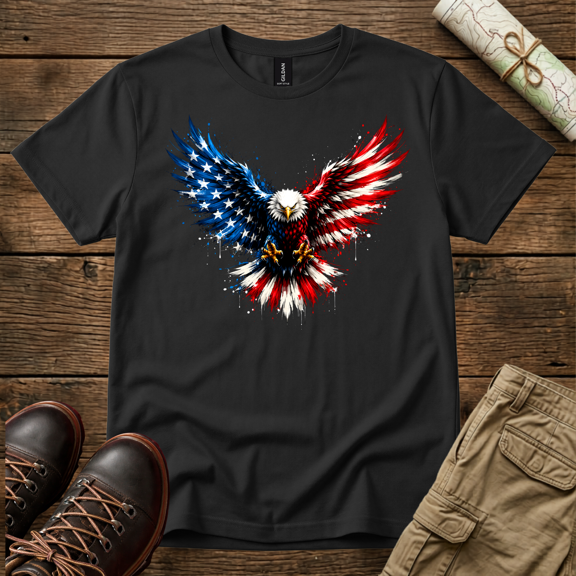 Patriotic Eagle T-Shirt