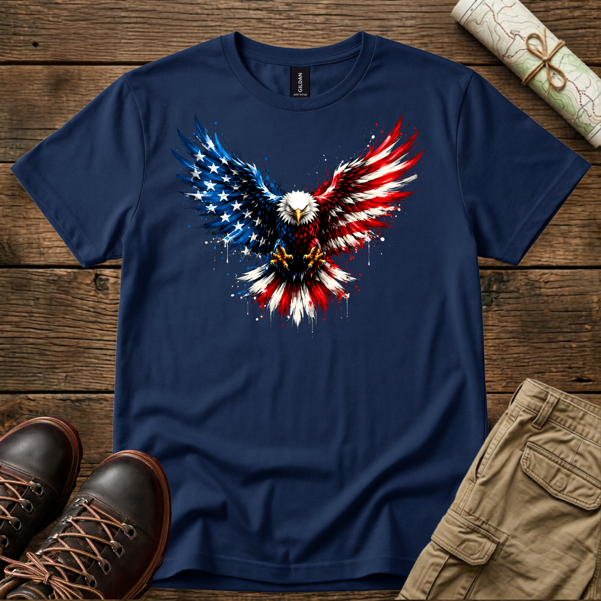 Patriotic Eagle T-Shirt