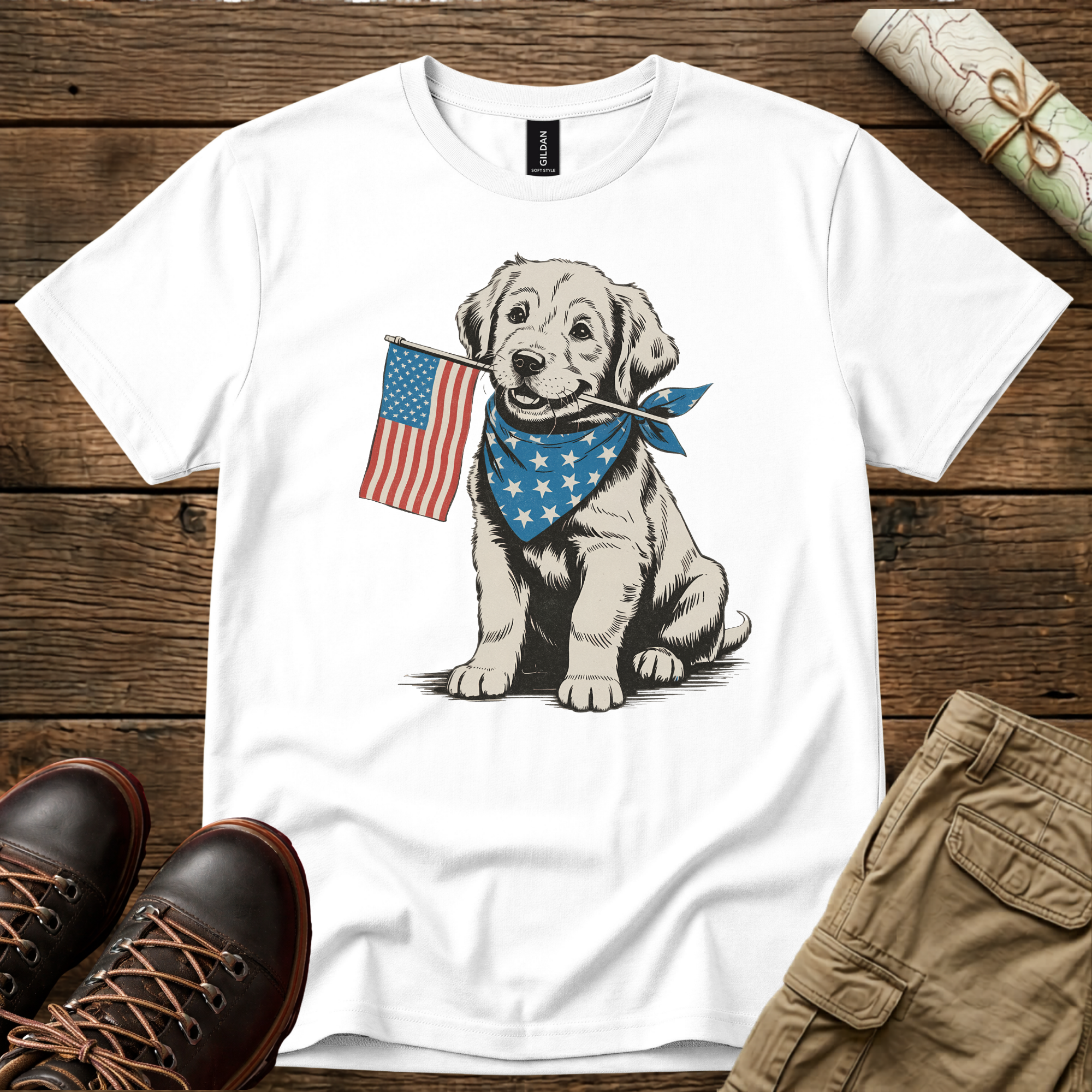 Patriotic Puppy T-Shirt
