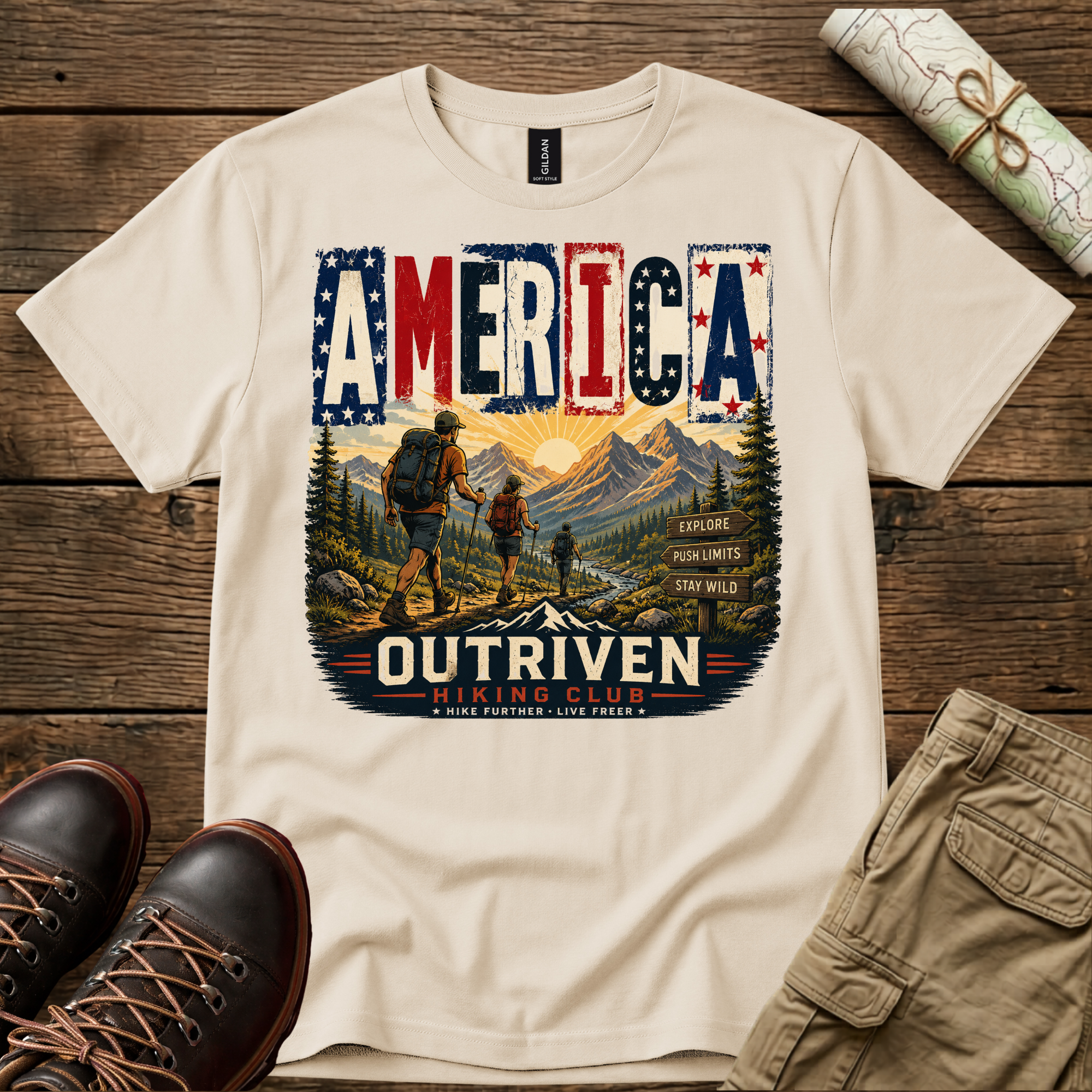 America Outriven T-Shirt