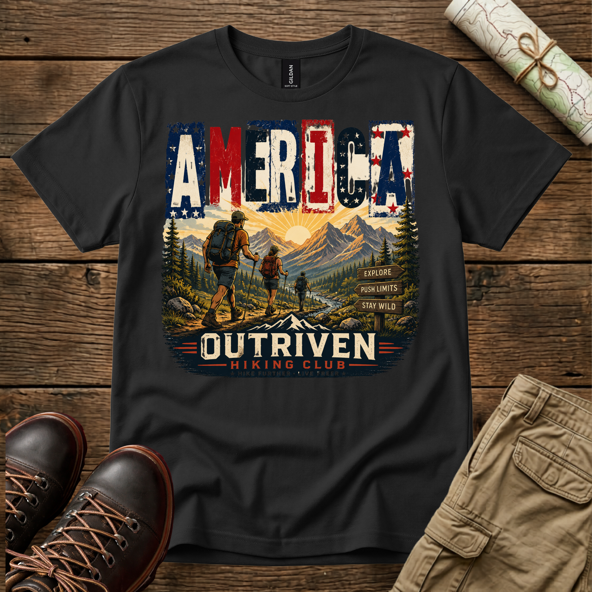 America Outriven T-Shirt