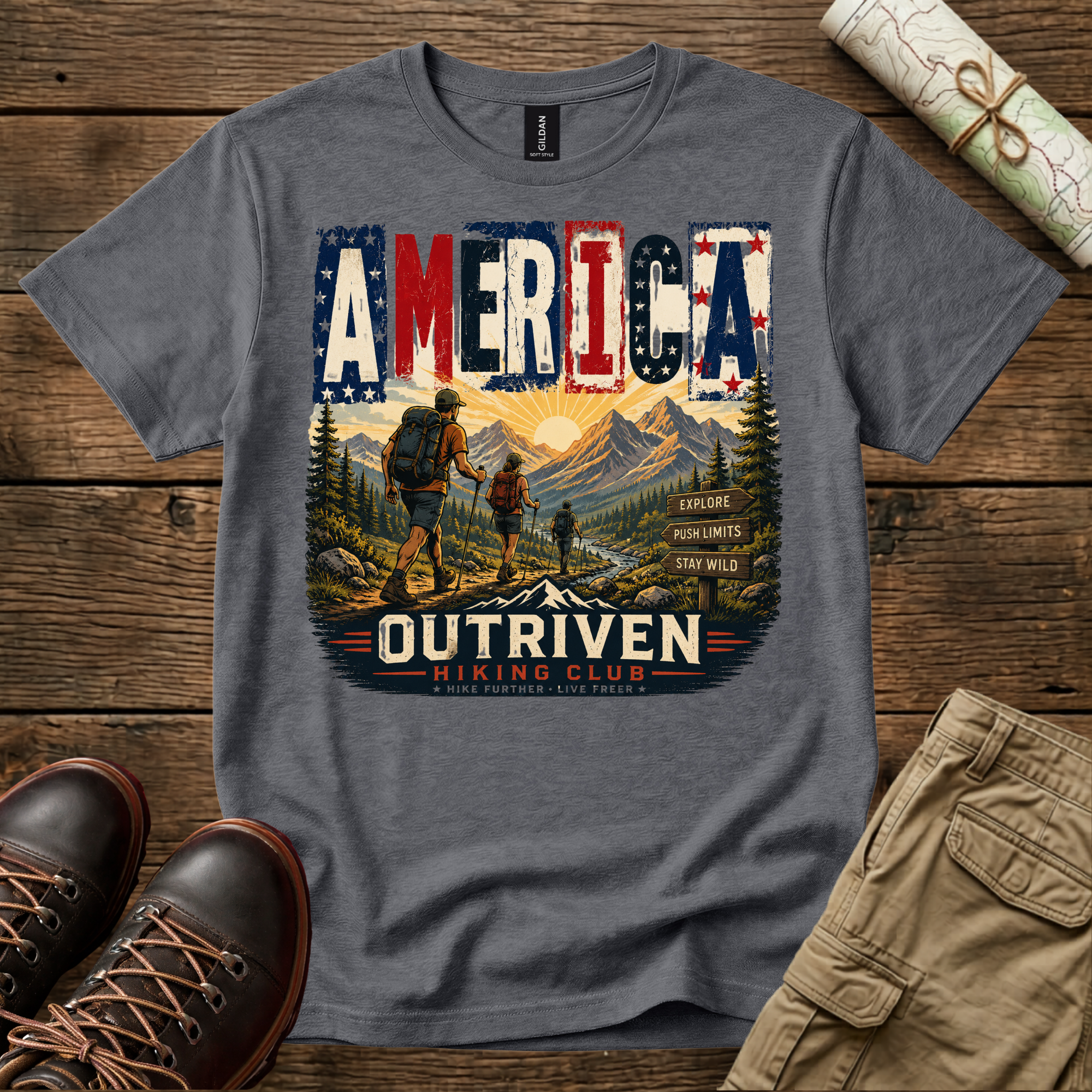 America Outriven T-Shirt