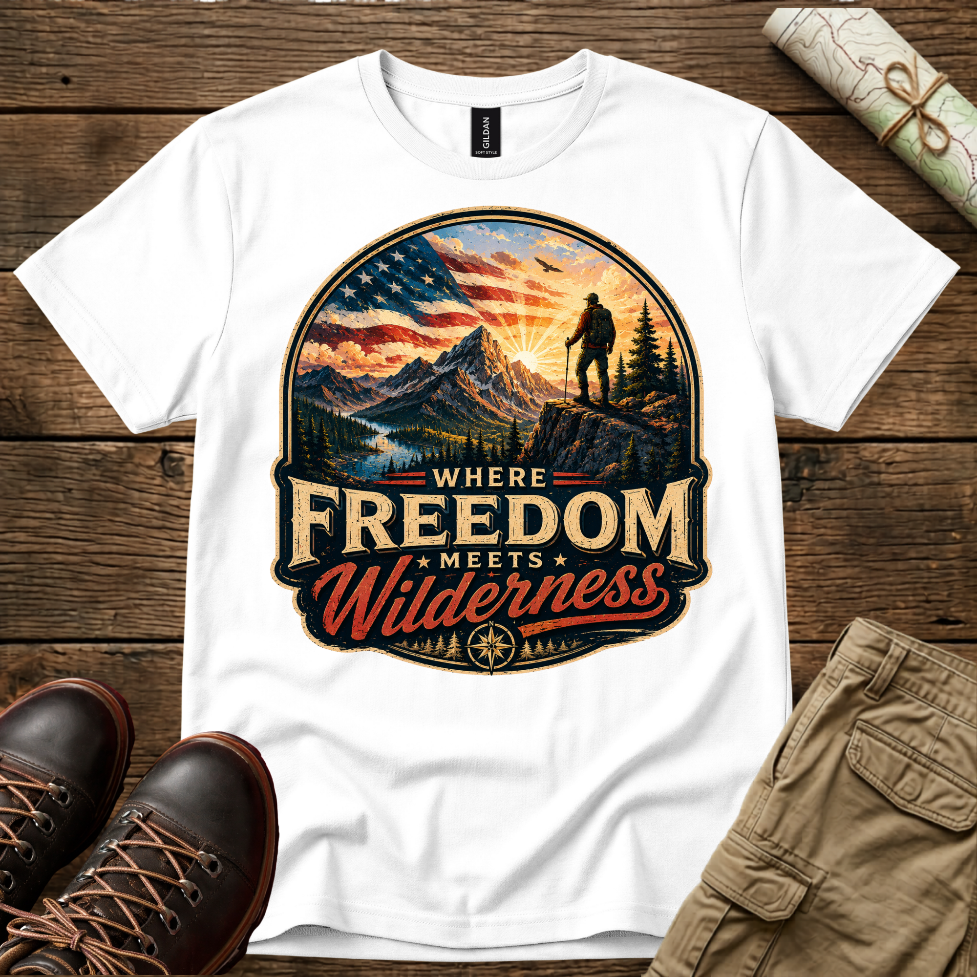 Where Freedom Meets Wilderness T-Shirt