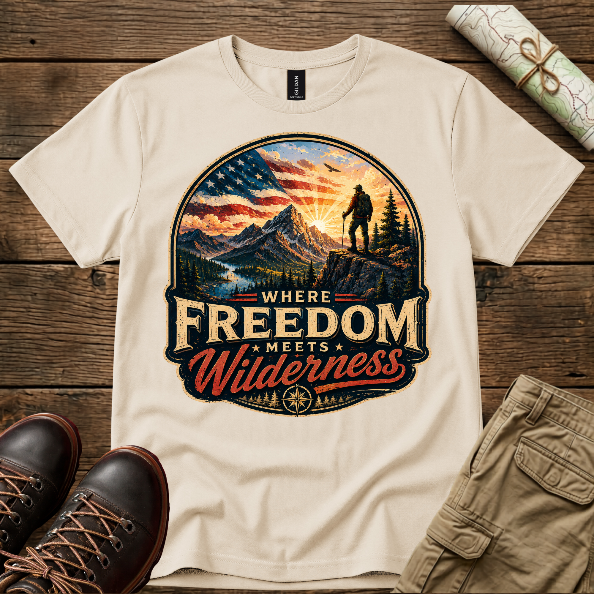 Where Freedom Meets Wilderness T-Shirt