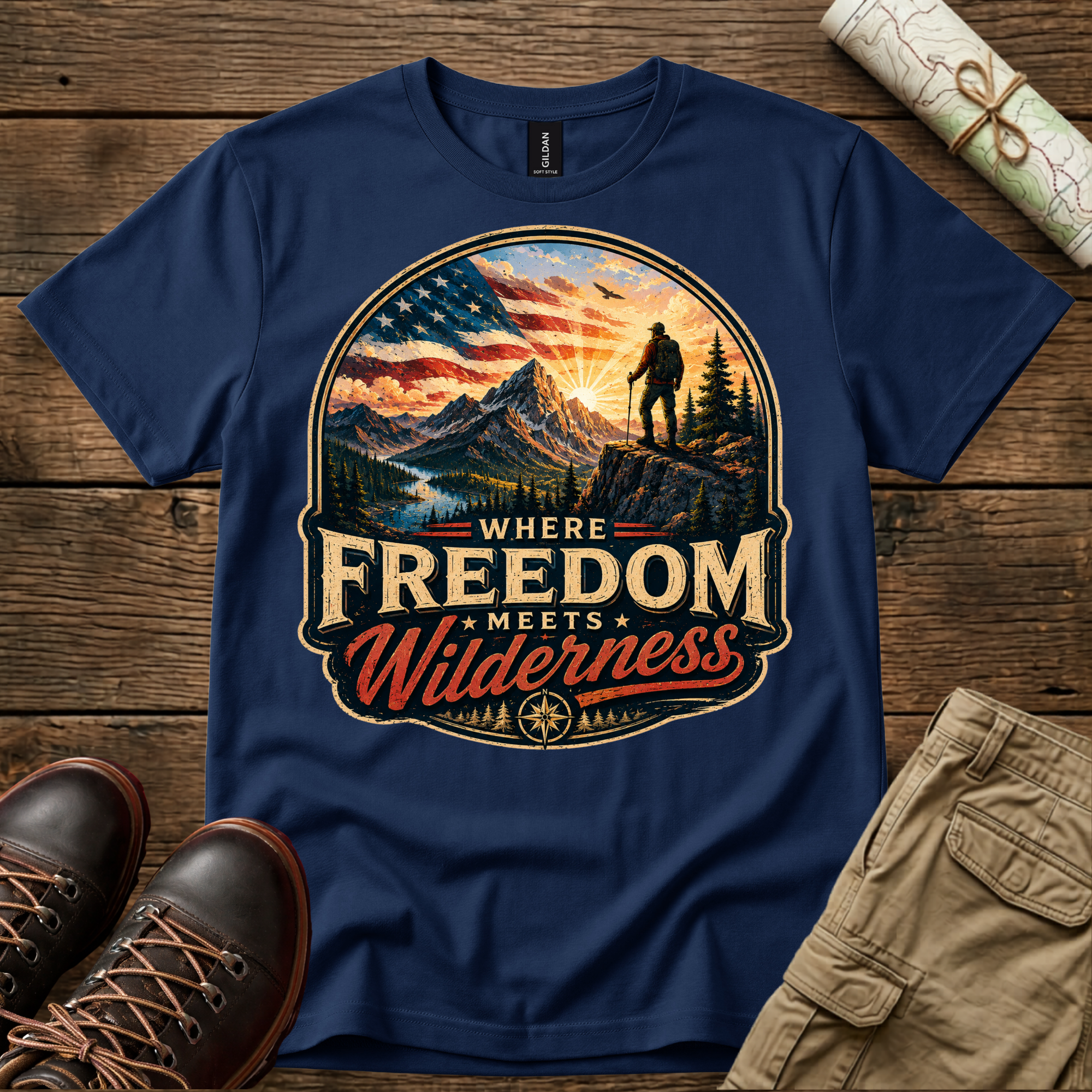 Where Freedom Meets Wilderness T-Shirt