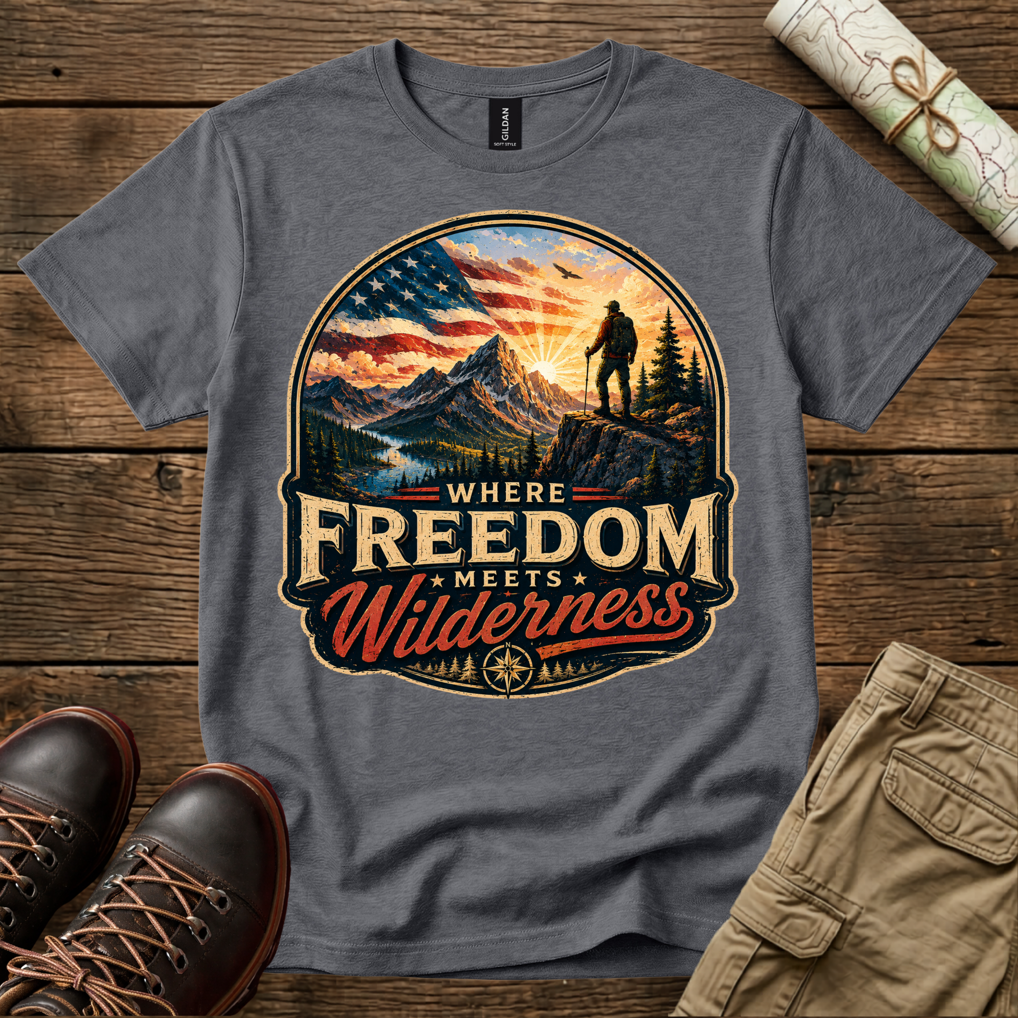 Where Freedom Meets Wilderness T-Shirt