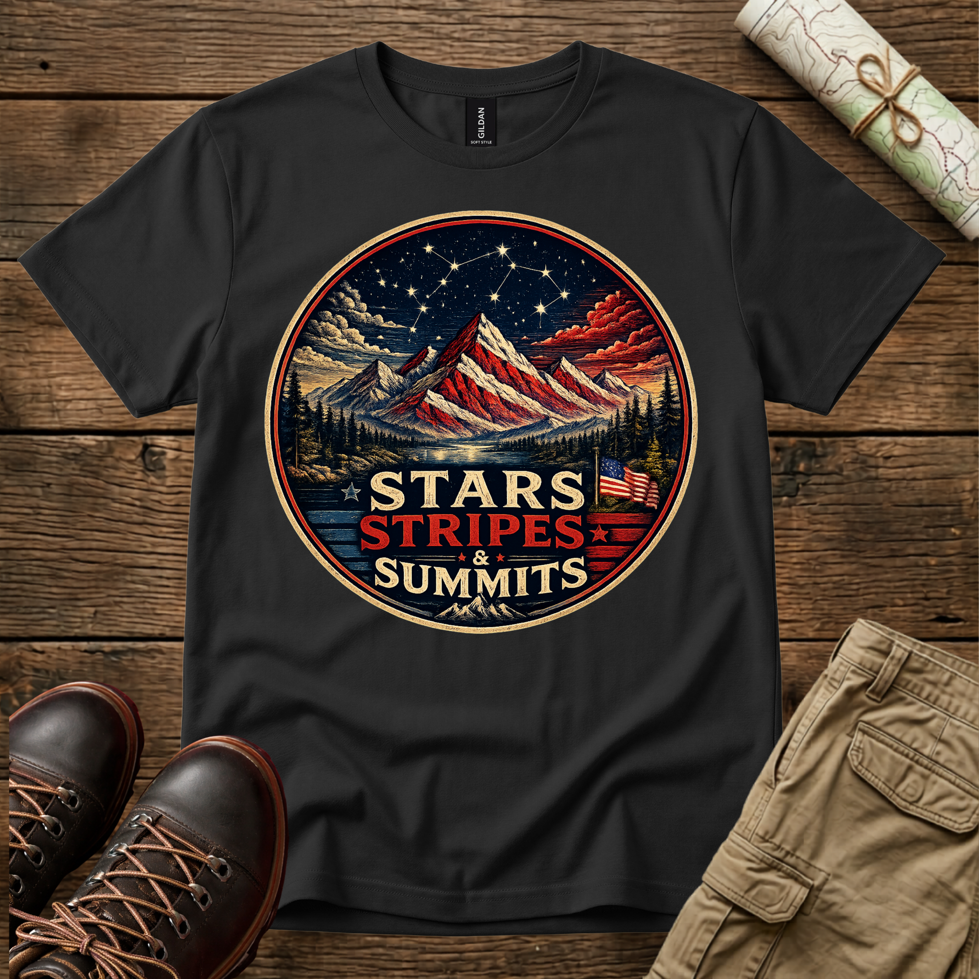 Stars & Stripes Summits T-Shirt
