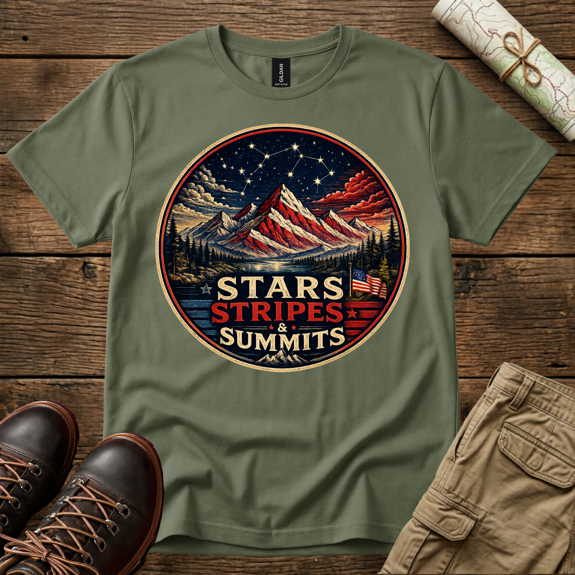 Stars & Stripes Summits T-Shirt