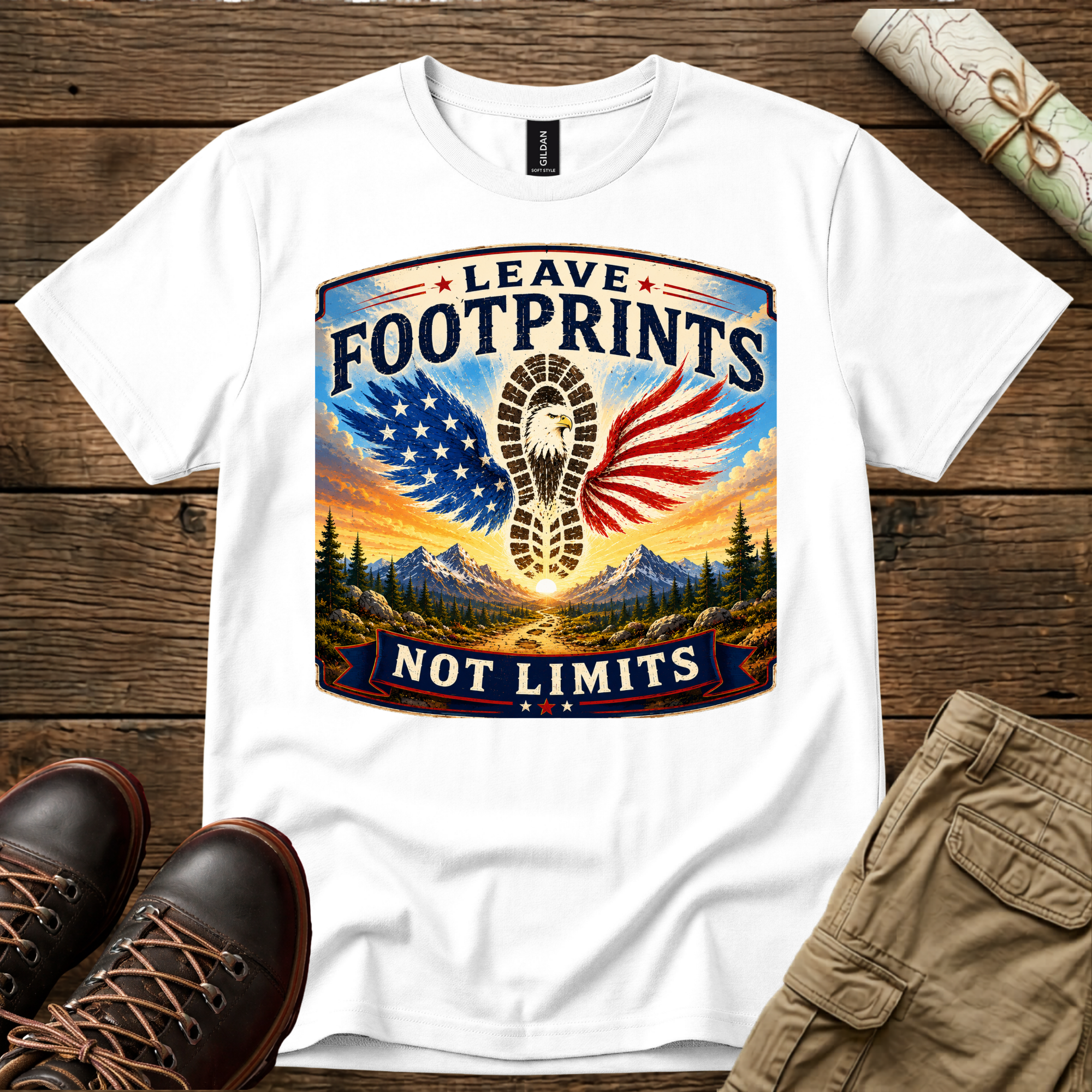 Leave Footprints Not Limits T-Shirt
