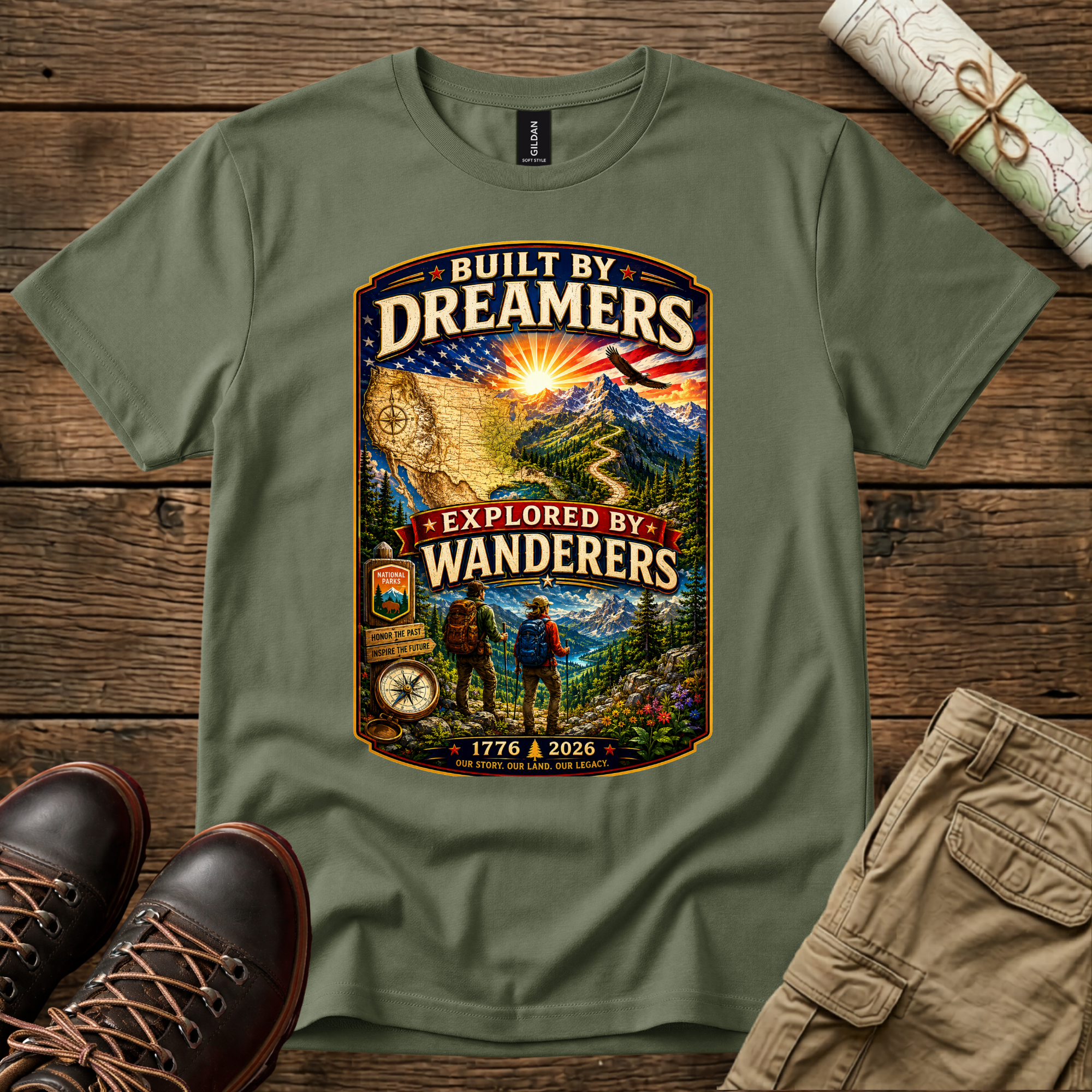 Built by Dreamers T-Shirt