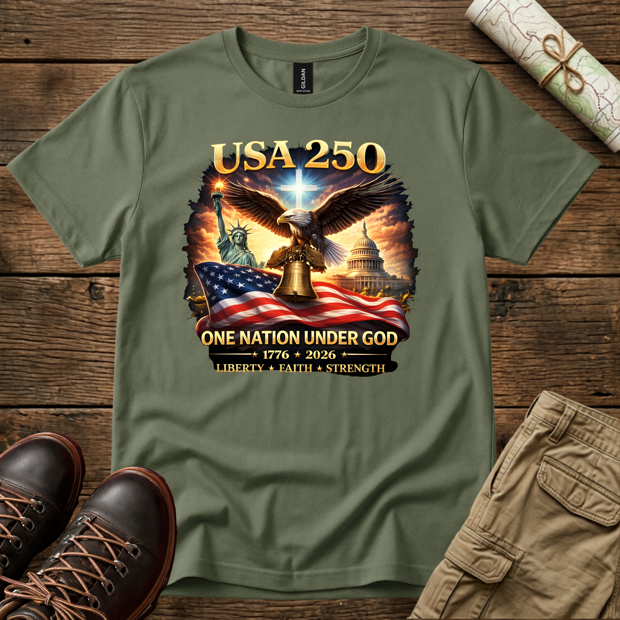 USA 250 Patriotic T-Shirt