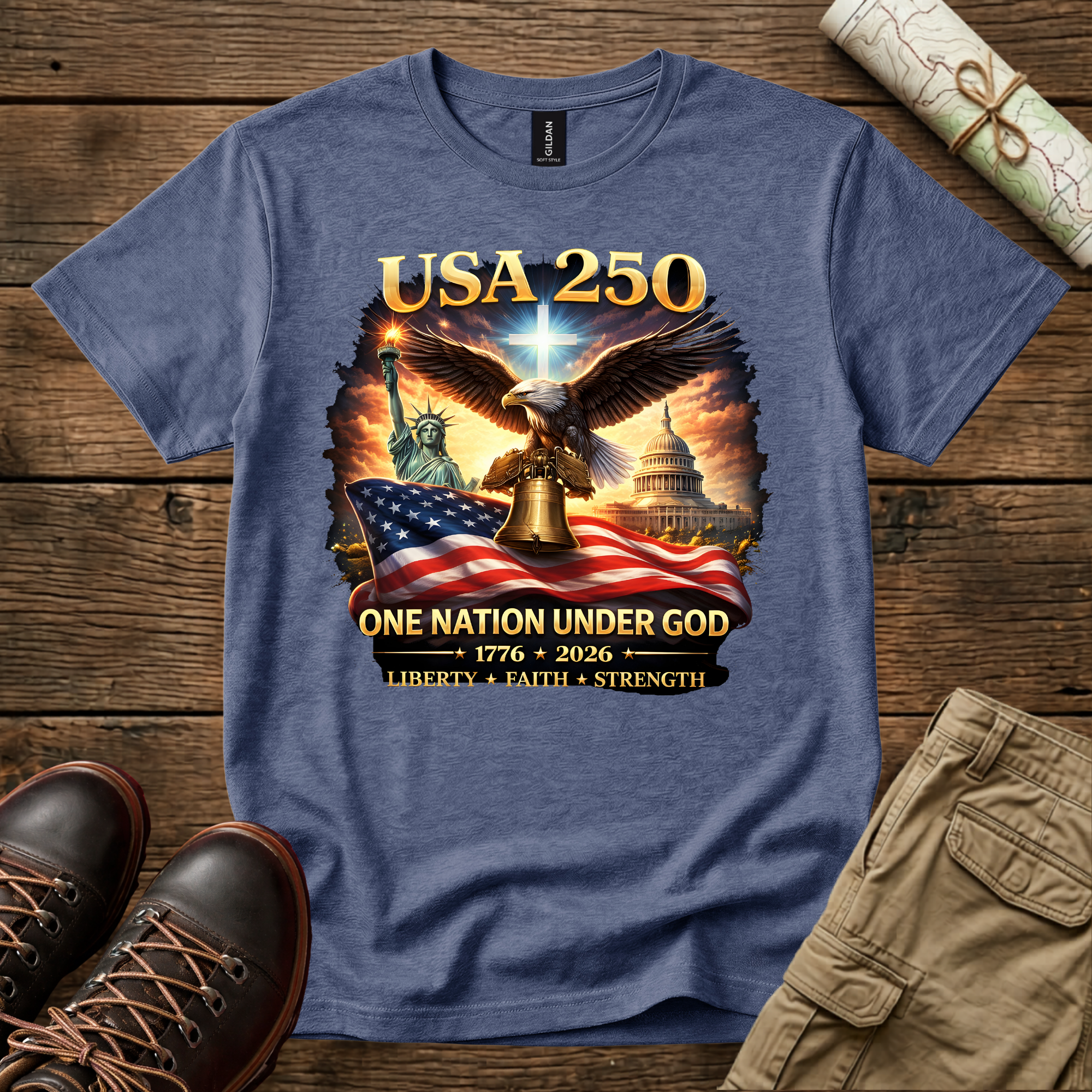 USA 250 Patriotic T-Shirt