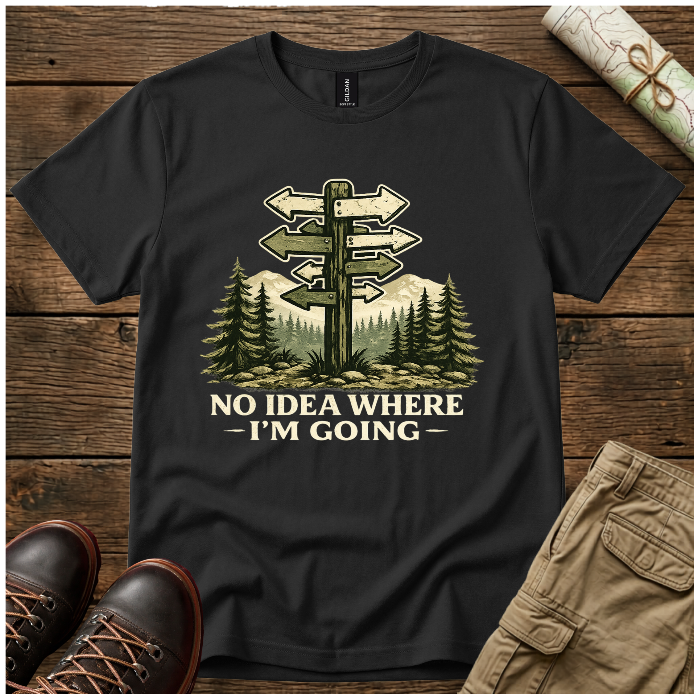 No Idea Where I'm Going T-Shirt