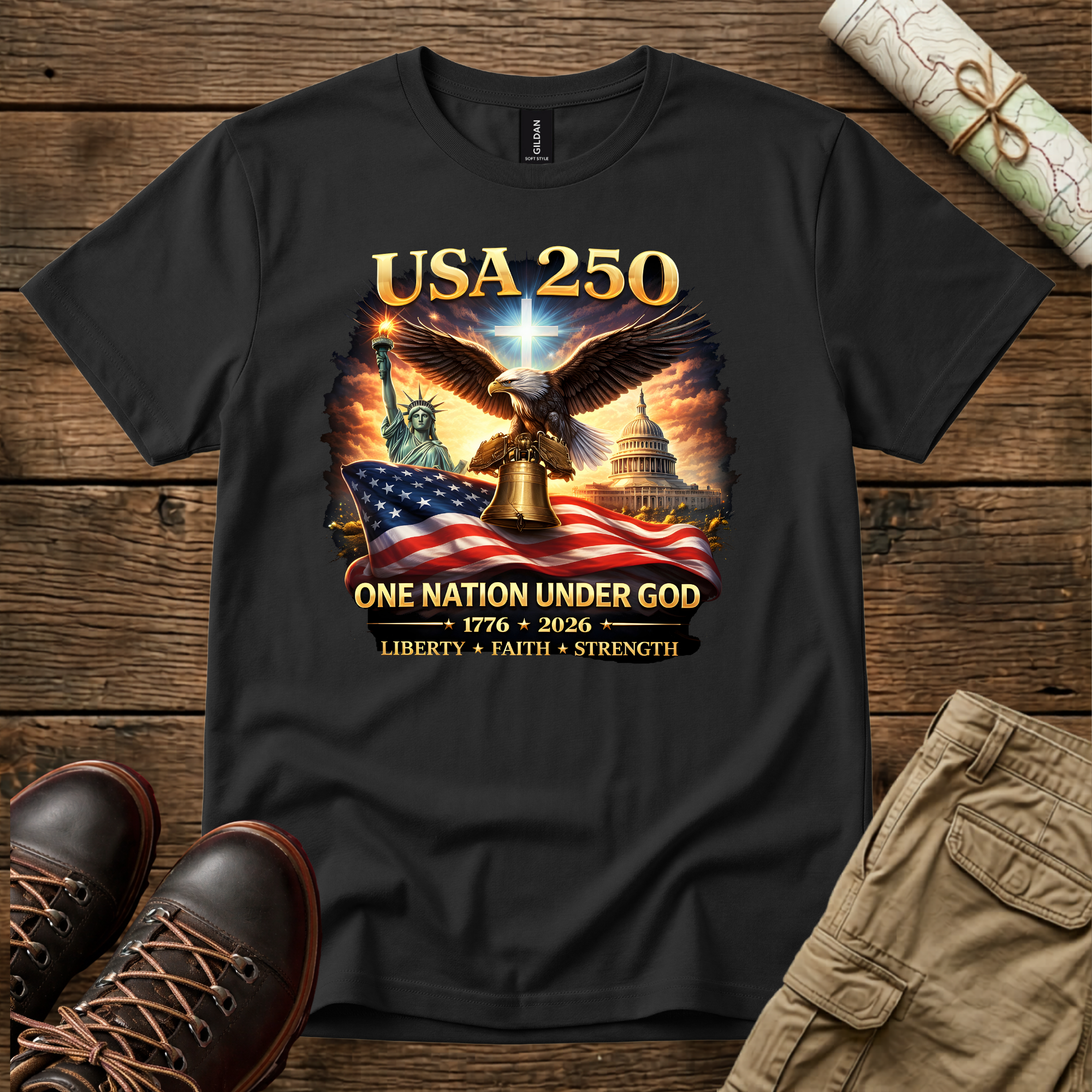 USA 250 Patriotic T-Shirt