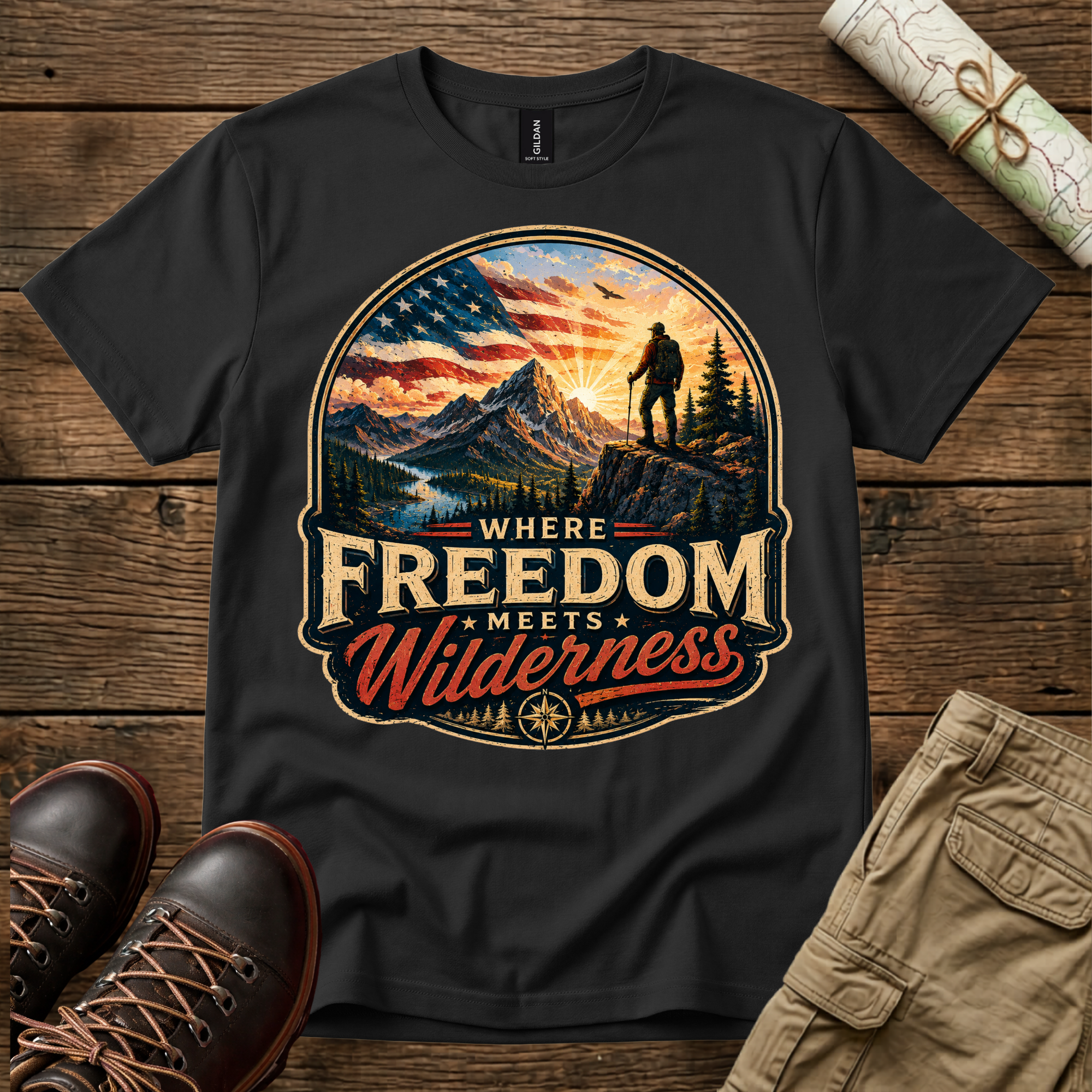 Where Freedom Meets Wilderness T-Shirt