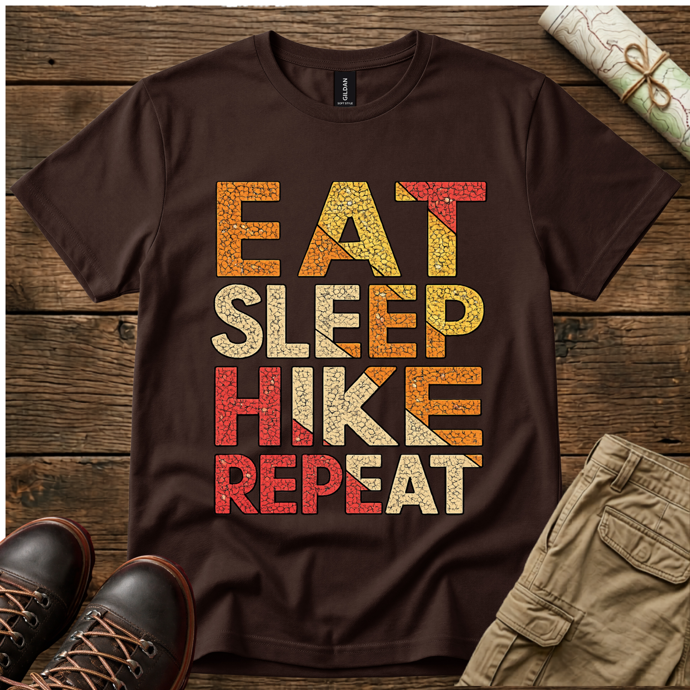 Eat Sleep Hike Repeat T-Shirt