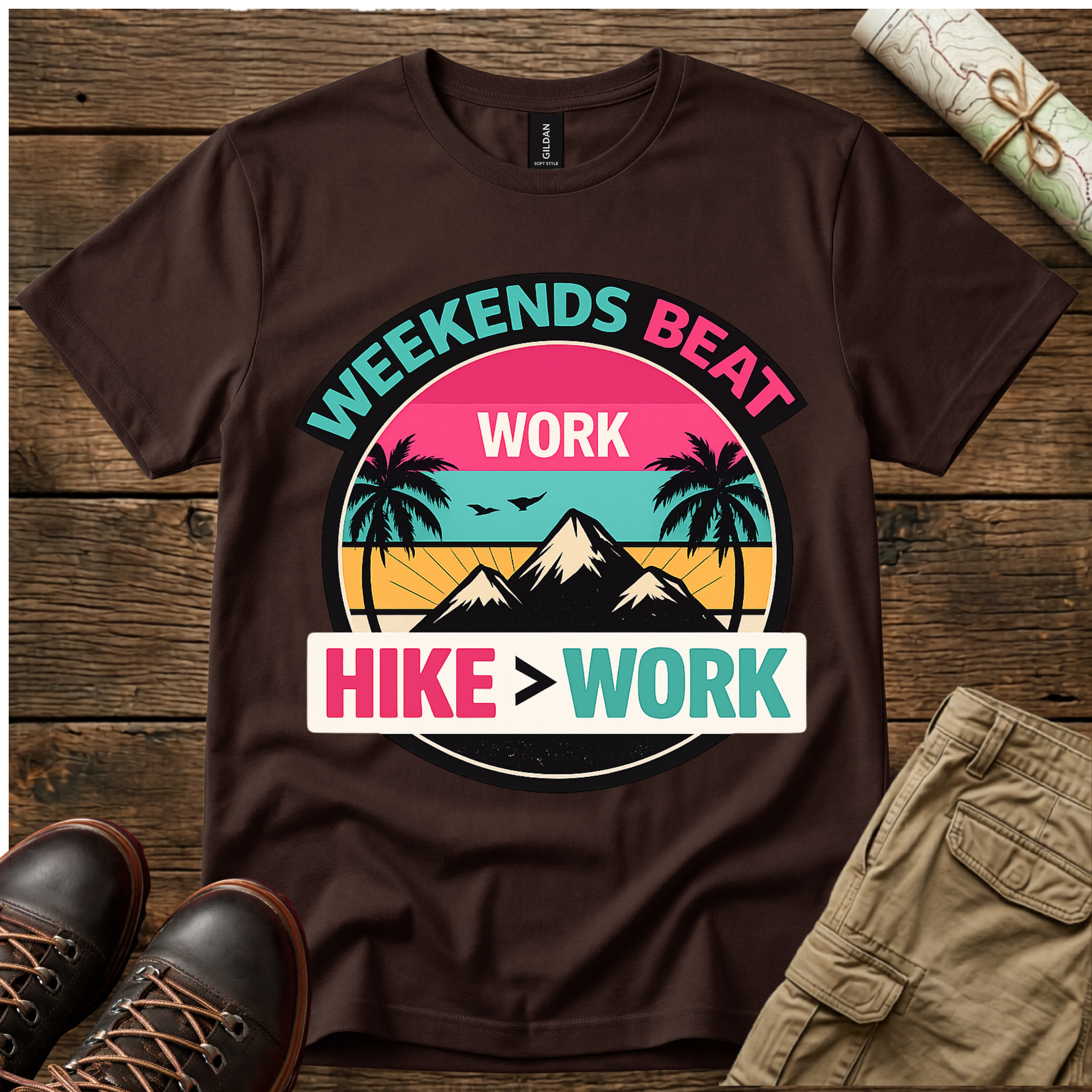 Weekends Beat Work T-Shirt