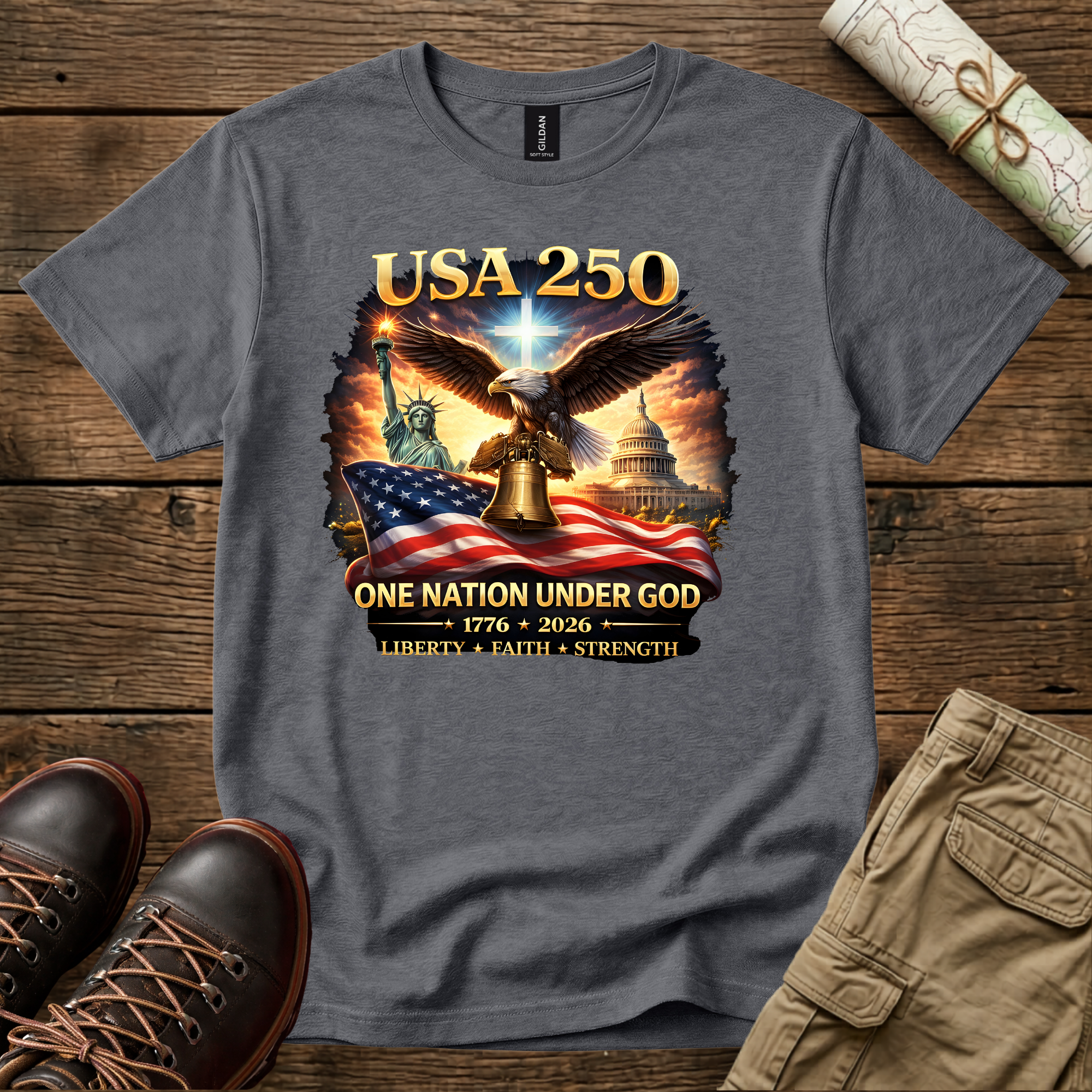 USA 250 Patriotic T-Shirt