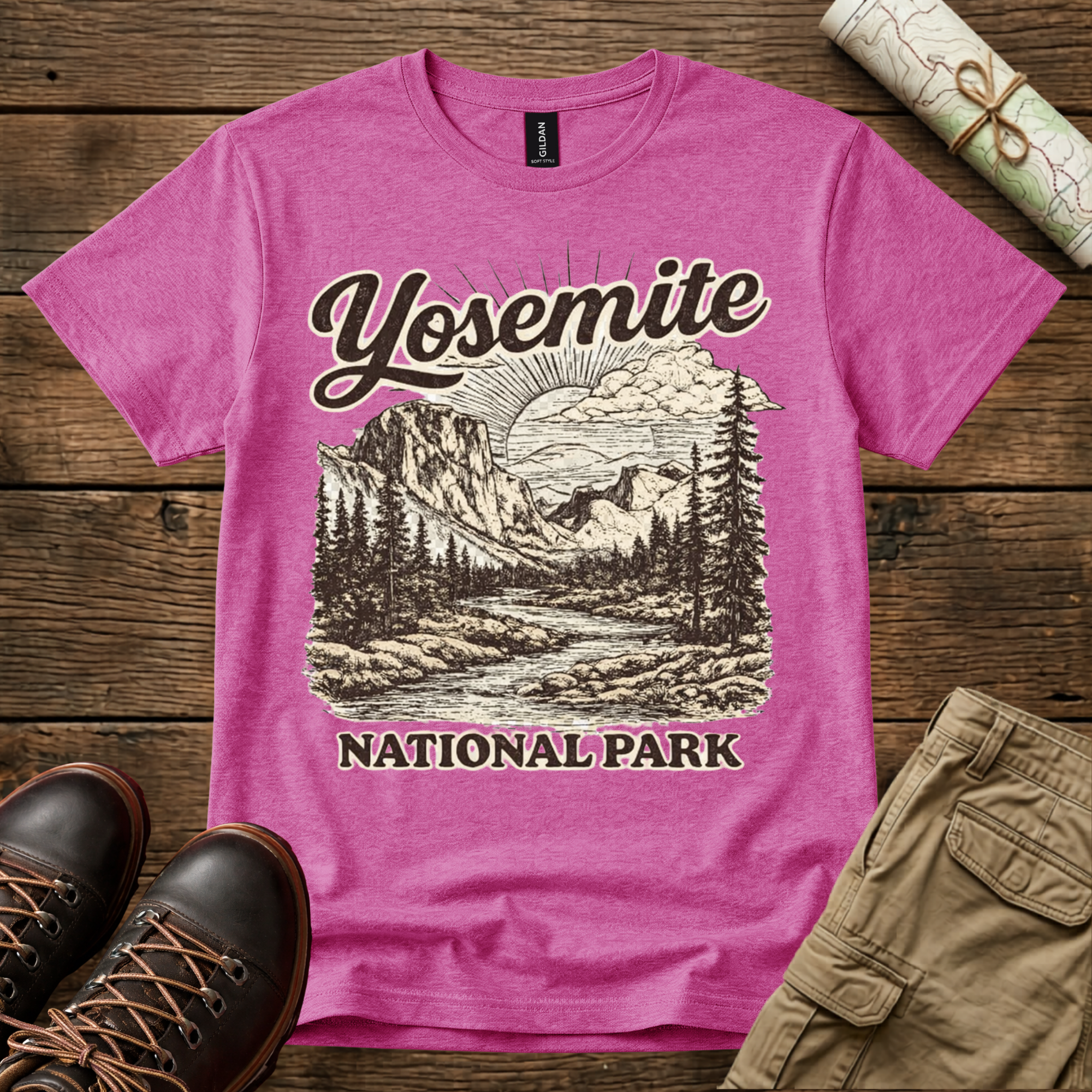 Yosemite National Park Vintage T-Shirt