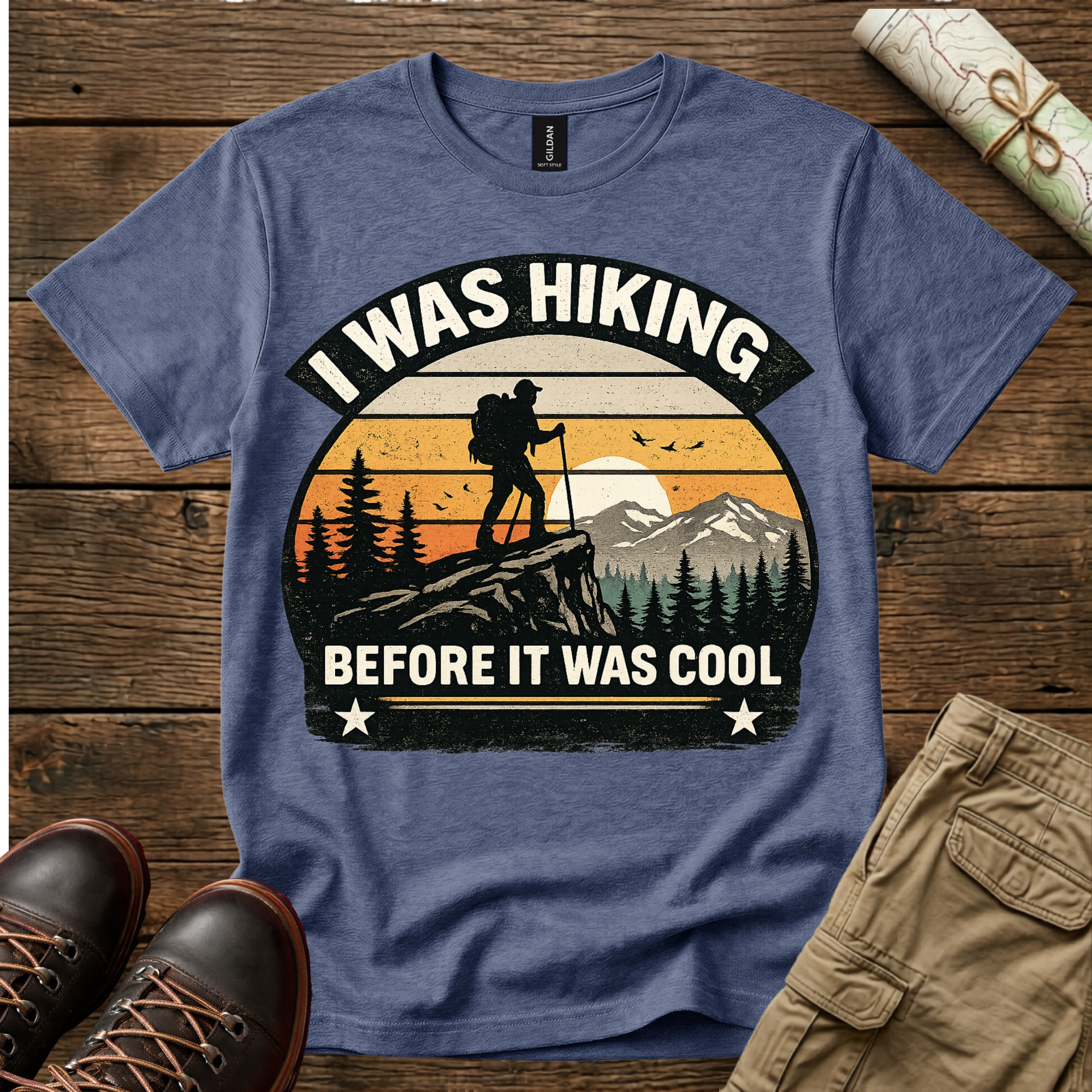 I Was Hiking Before It Was Cool T-Shirt